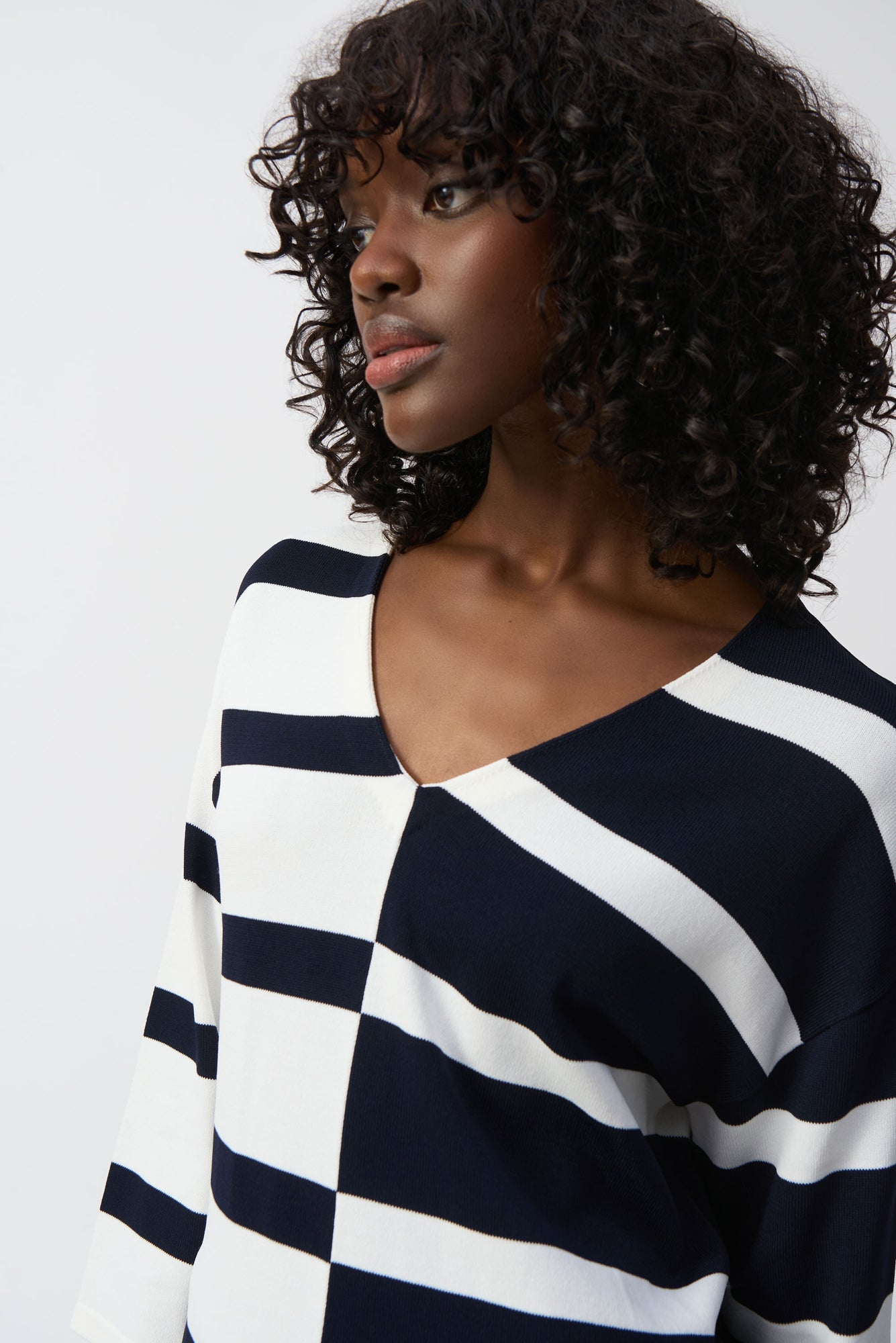 Tunique pour femme par Joseph Ribkoff | 251914 2229-Midnight Blue/Vanilla | Boutique Vvög, vêtements mode pour homme et femme
