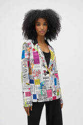 Veston pour femme par Joseph Ribkoff | 252088 Multicolore | Boutique Vvög, vêtements mode pour homme et femme