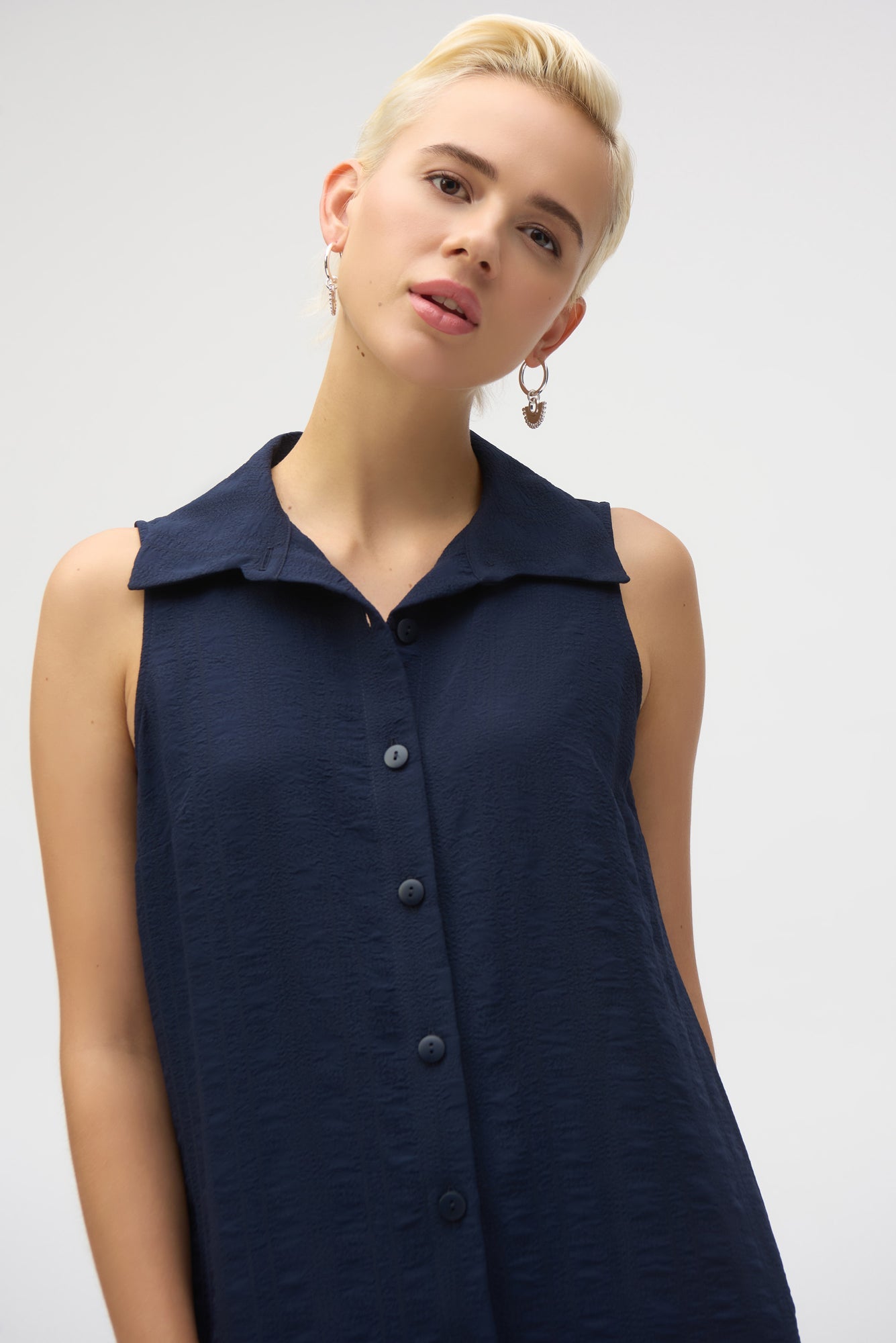 Robe pour femme par Joseph Ribkoff | 252173 Bleu Nuit | Boutique Vvög, vêtements mode pour homme et femme