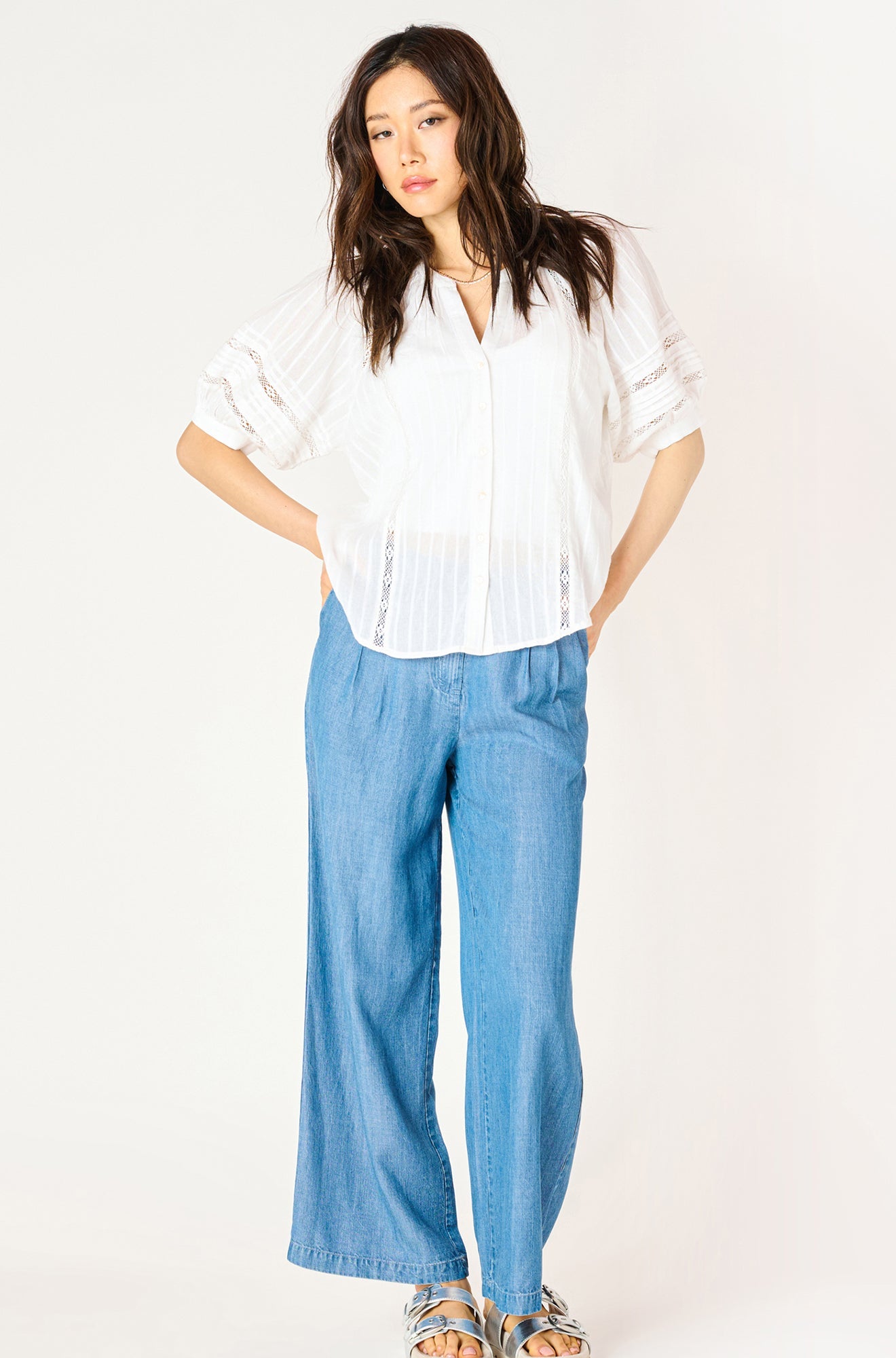 Blouse pour femme par Dex | 2523706 D Blanc | Boutique Vvög, vêtements mode pour homme et femme