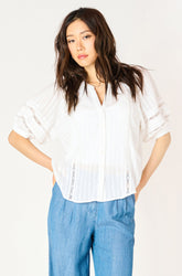 Blouse pour femme par Dex | 2523706 D Blanc | Boutique Vvög, vêtements mode pour homme et femme