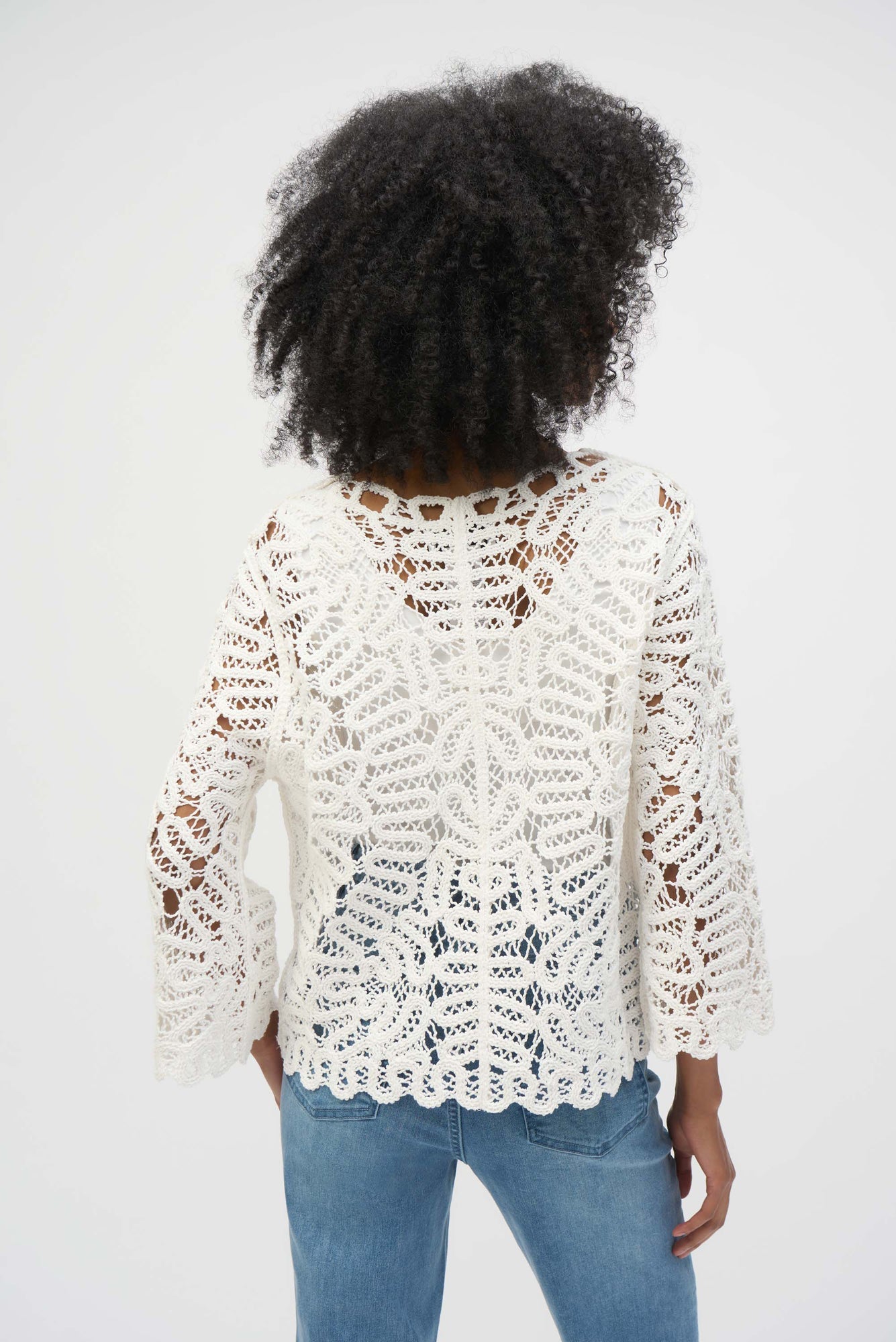 Blouse pour femme par Joseph Ribkoff | 252905 Vanille | Boutique Vvög, vêtements mode pour homme et femme