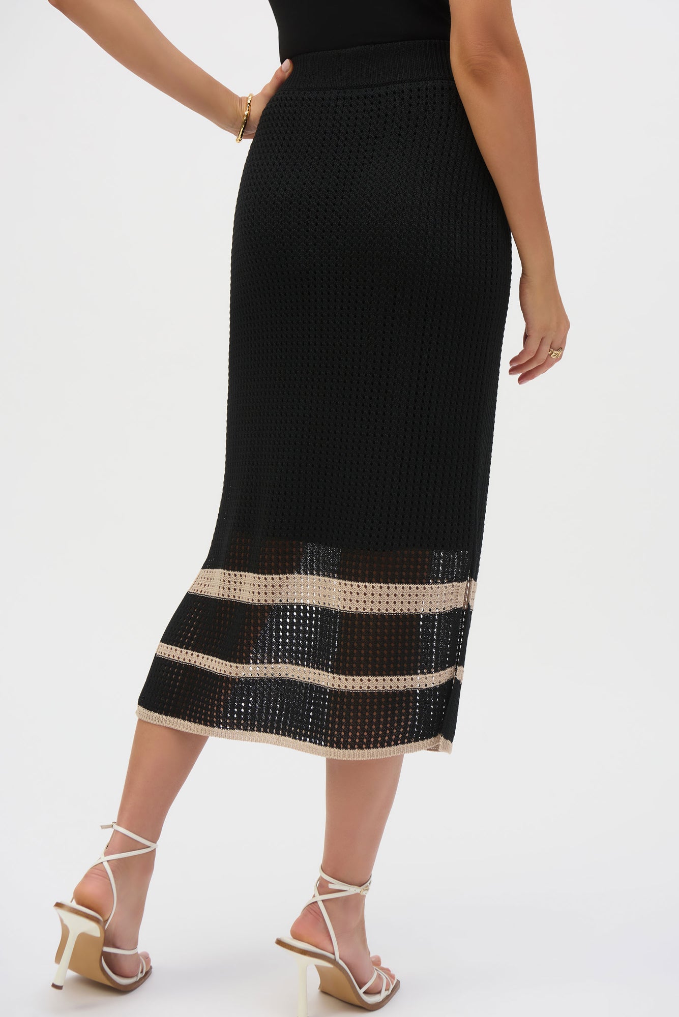 Jupe pour femme par Joseph Ribkoff | 252923 Parchemin | Boutique Vvög, vêtements mode pour homme et femme