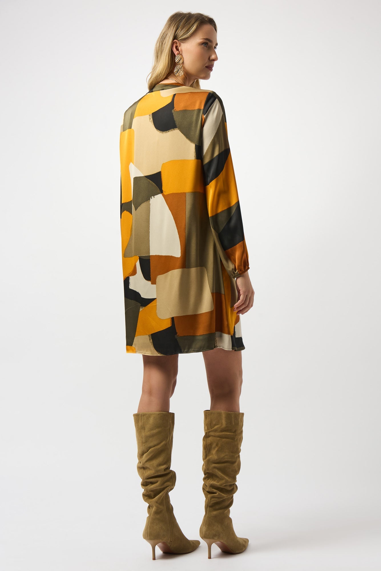 Robe pour femme par Joseph Ribkoff | 253218 Noir/Multi | Boutique Vvög, vêtements mode pour homme et femme