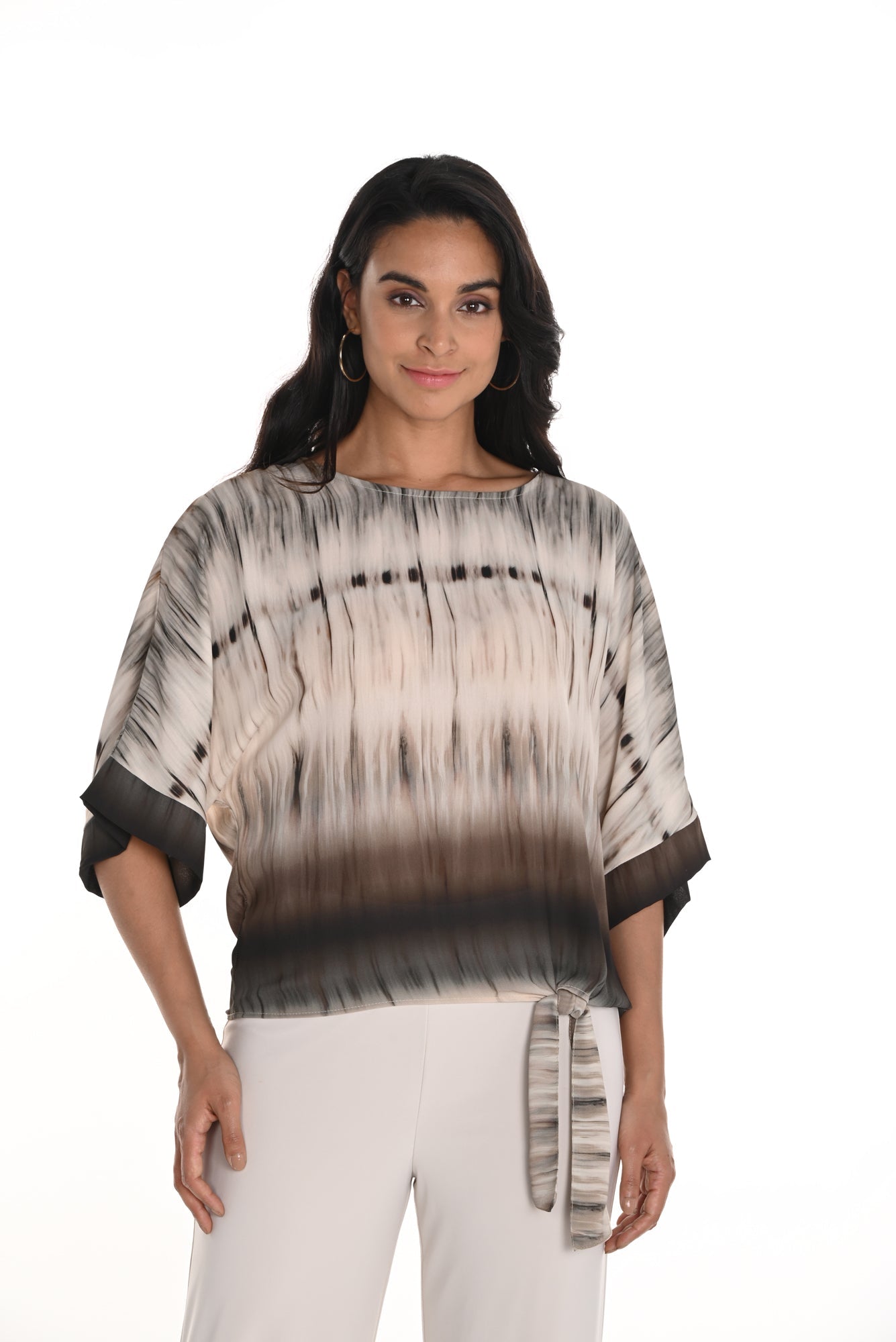Frank Lyman Top 266406 Black/Beige main image 1