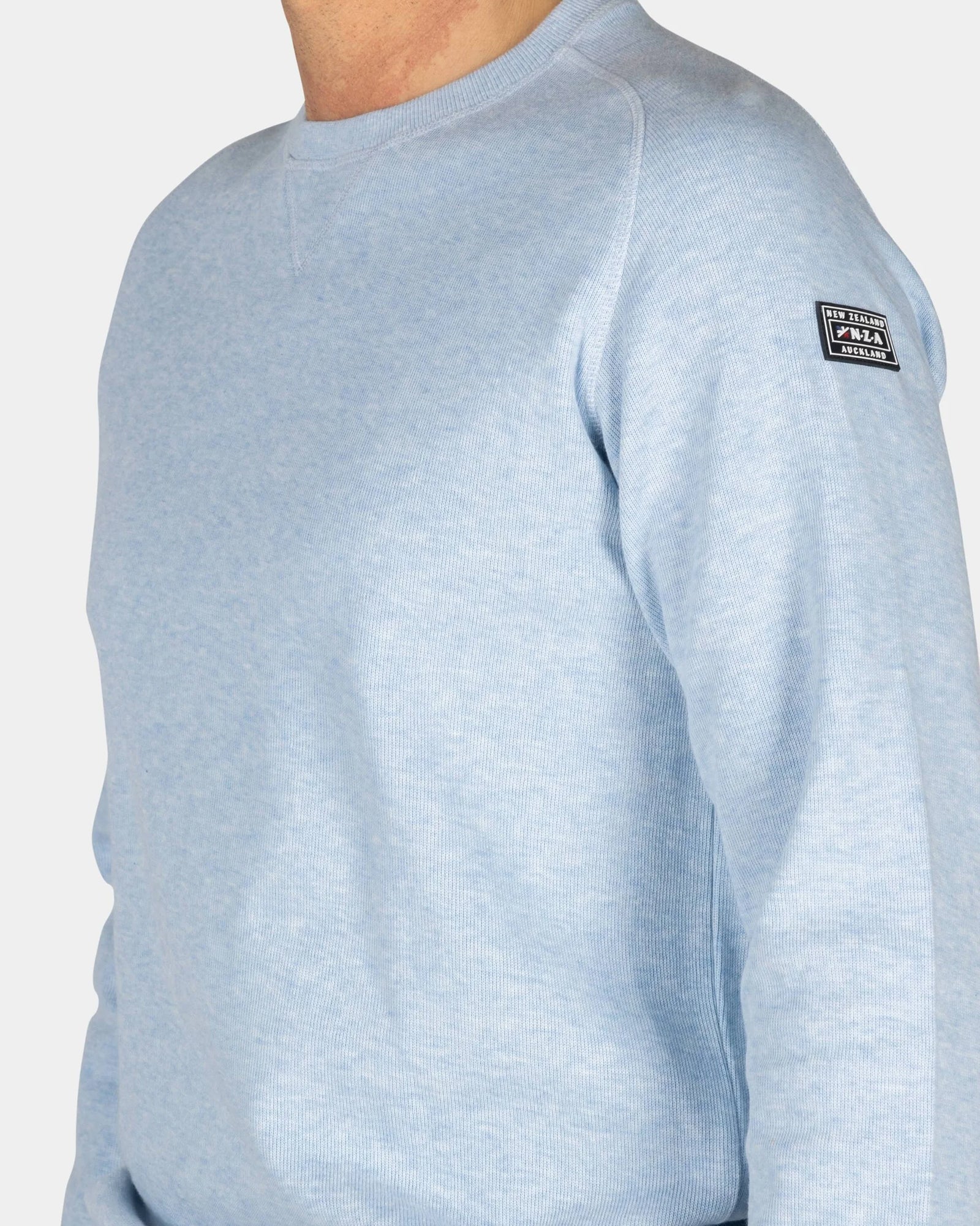 Chandail manches longues pour homme par NZA | 25AN303 Bleu Maya | Boutique Vvög, vêtements mode pour homme et femme