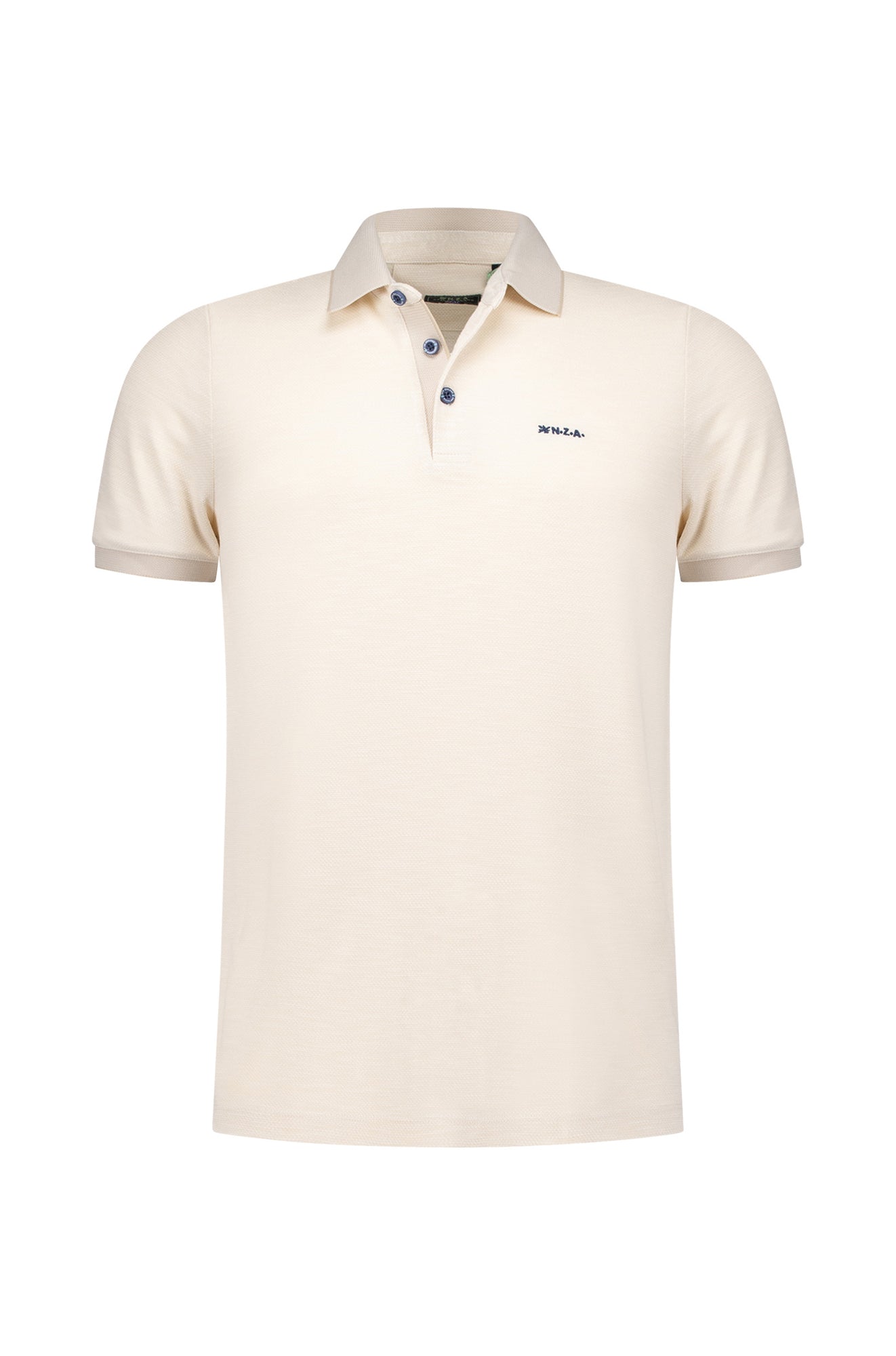 Polo pour homme par NZA | 25CN151 Crème Clair | Boutique Vvög, vêtements mode pour homme et femme