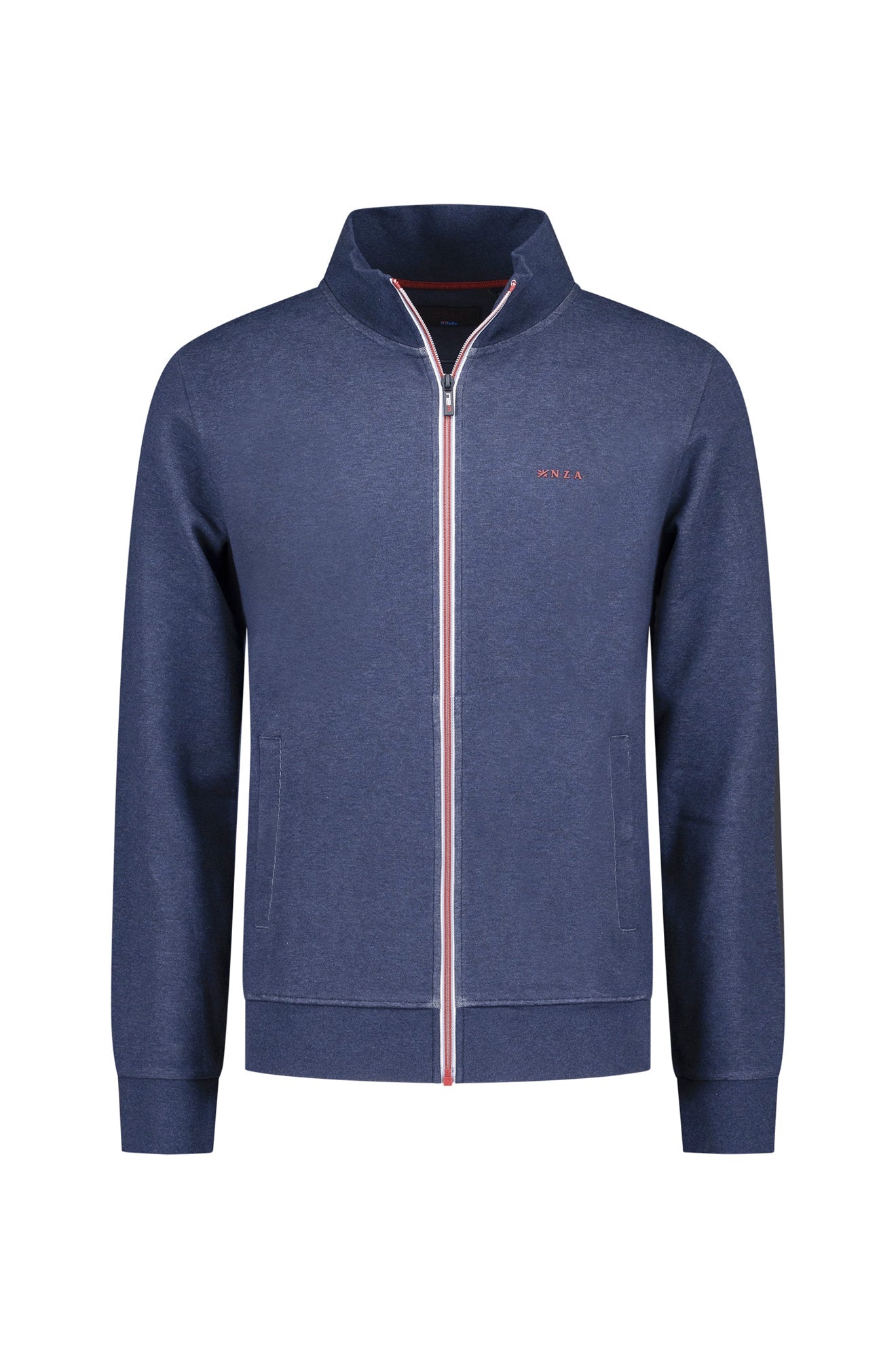 Veste entièrement zippé pour homme par NZA | 25HN300 Marine Icône | Boutique Vvög, vêtements mode pour homme et femme