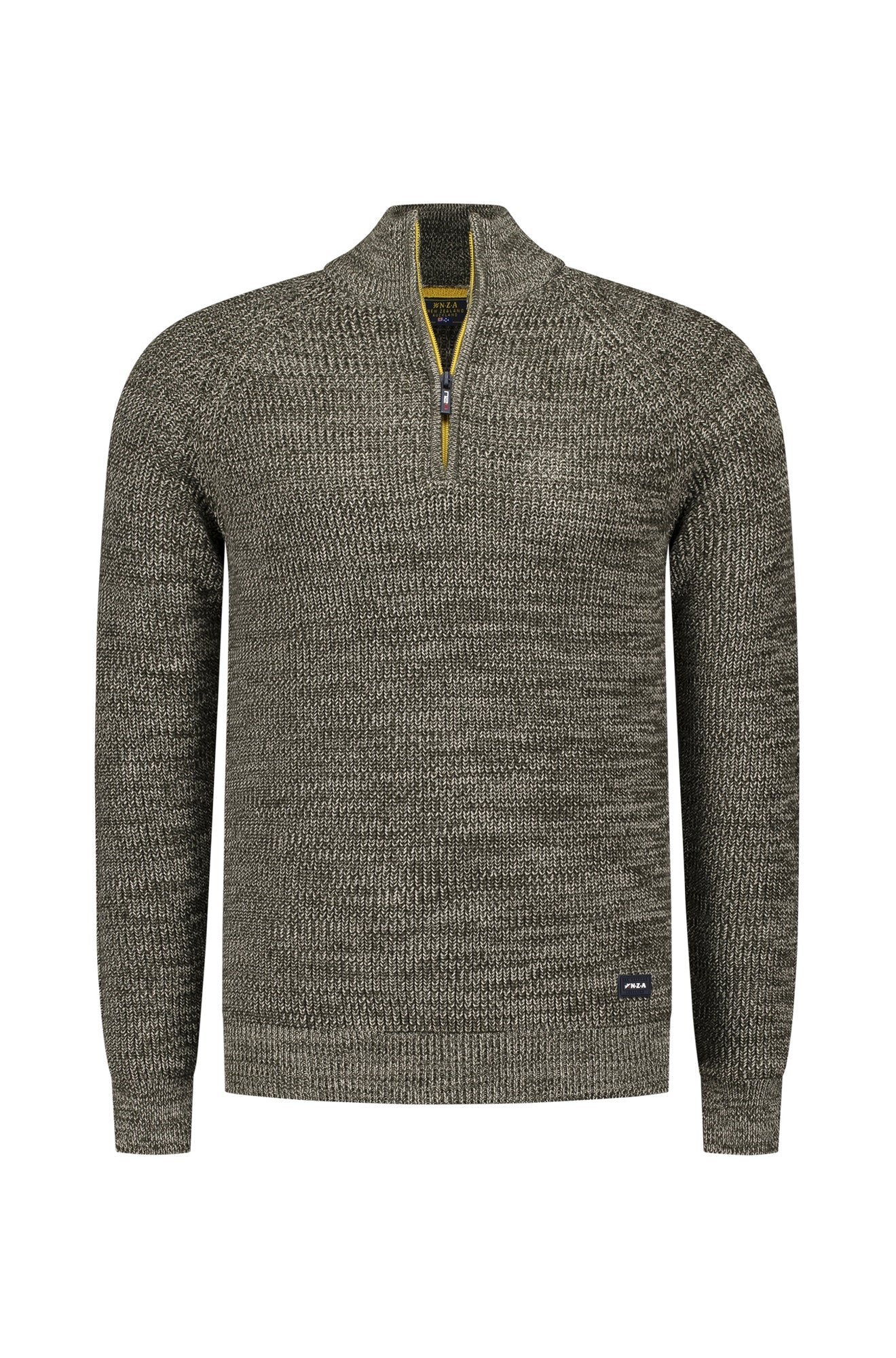 Chandail demi-zip pour homme par NZA | 25HN472 Vert Bouteille | Boutique Vvög, vêtements mode pour homme et femme