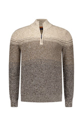 Chandail demi-zip pour homme par NZA | 25KN496 Mélange Écume de mer | Boutique Vvög, vêtements mode pour homme et femme