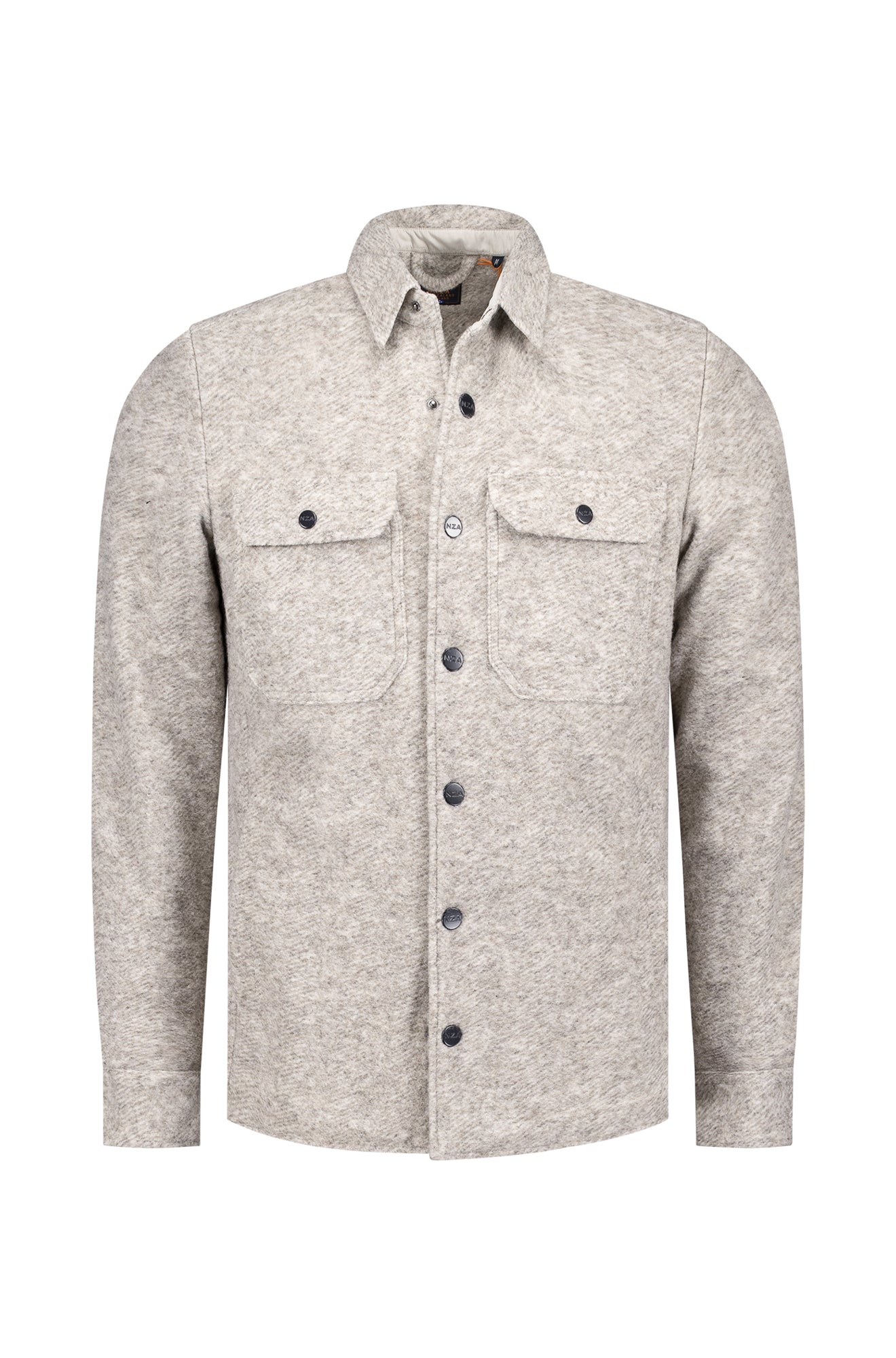 Surchemise matelassée pour homme par NZA | 25KN573D Mélange Écume de mer | Boutique Vvög, vêtements mode pour homme et femme