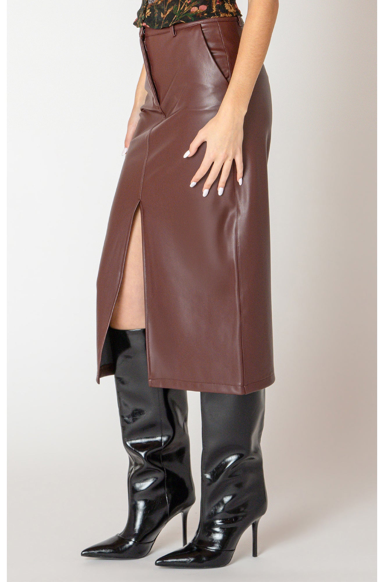 Jupe pour femme par Black Tape | 2622348 T Bordeaux | Boutique Vvög, vêtements mode pour homme et femme