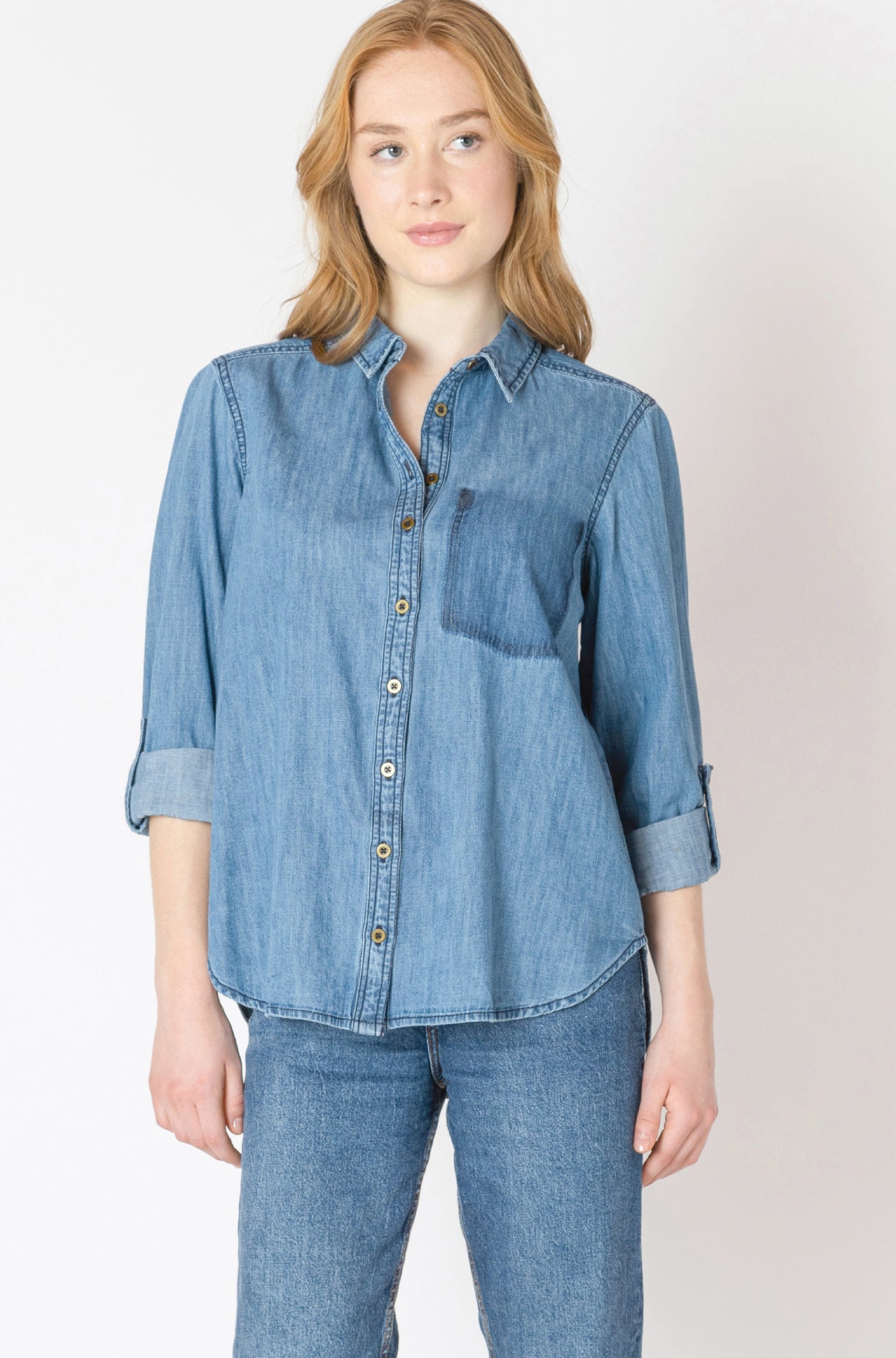 Blouse pour femme par Dex | 2623508 D Indigo Moyen | Boutique Vvög, vêtements mode pour homme et femme