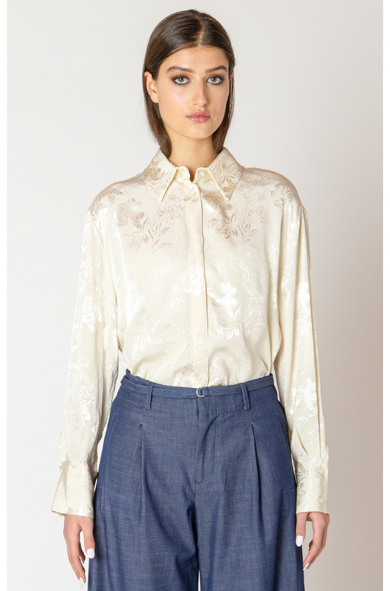 Blouse pour femme par Black Tape | 2623707 T Écru | Boutique Vvög, vêtements mode pour homme et femme