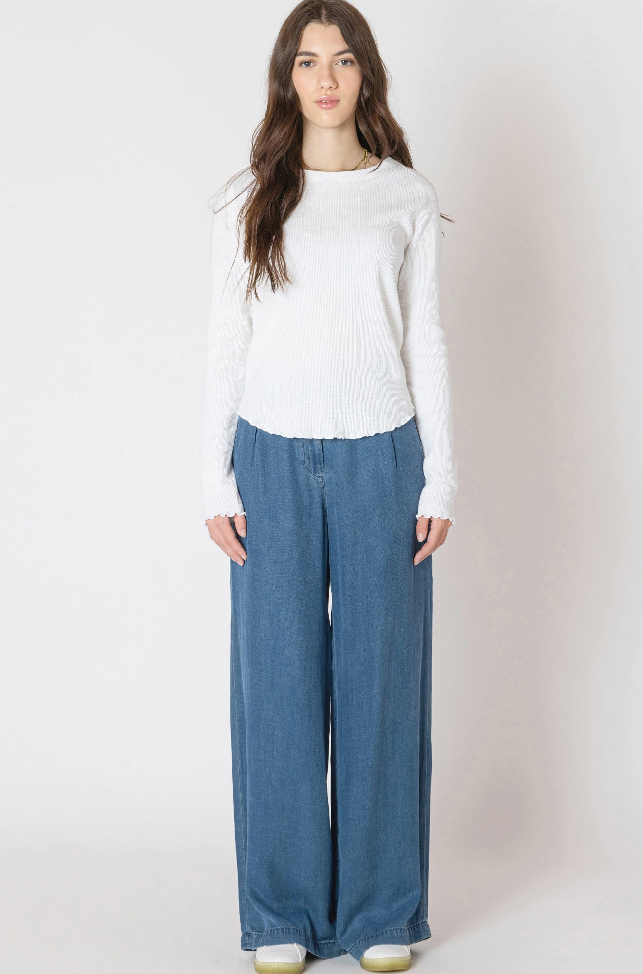 Chandail manches longues pour femme par Dex | 2624000 D Blanc | Boutique Vvög, vêtements mode pour homme et femme