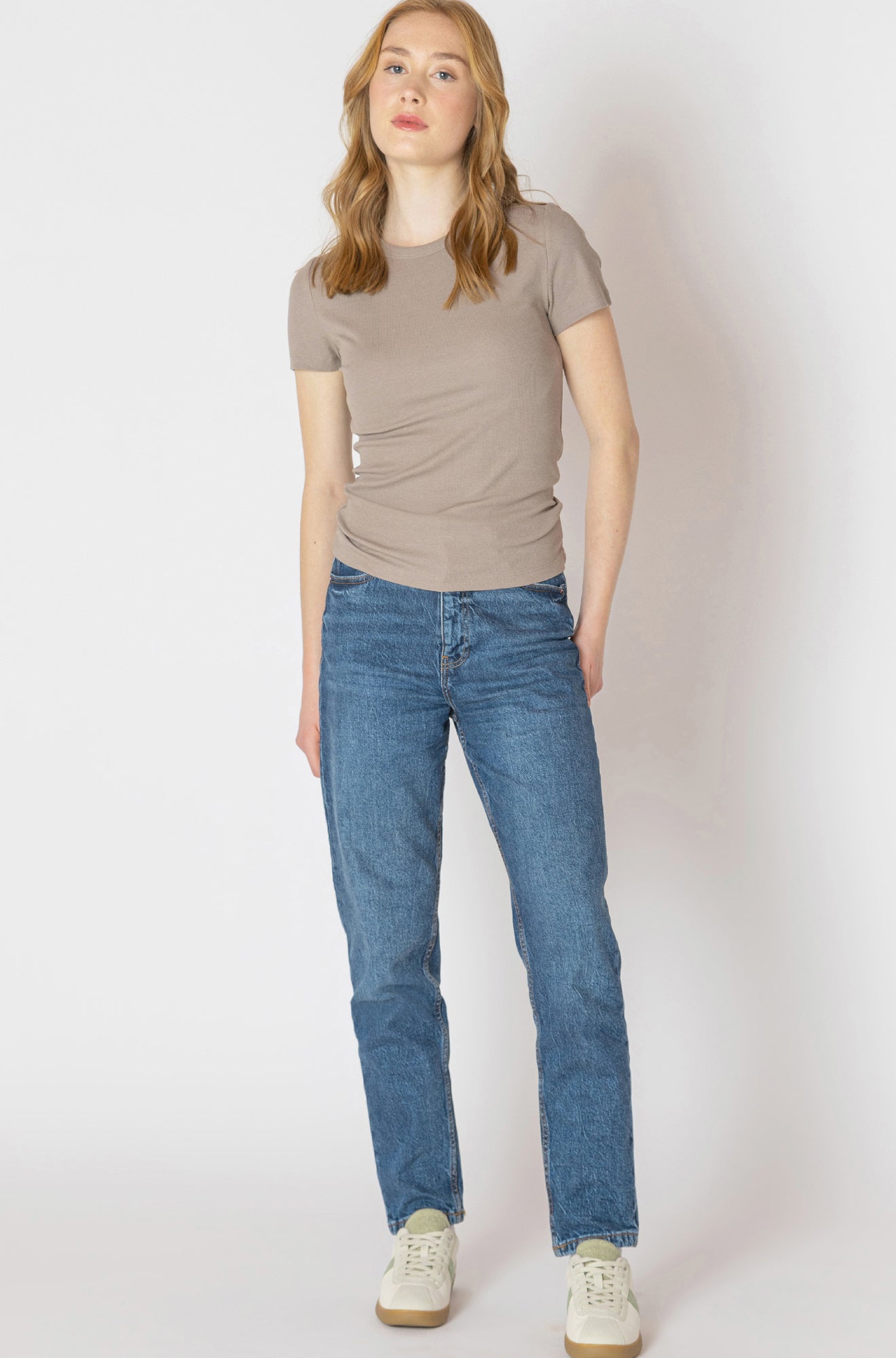 T-Shirt pour femme par Dex | 2624012 D Amande | Boutique Vvög, vêtements mode pour homme et femme