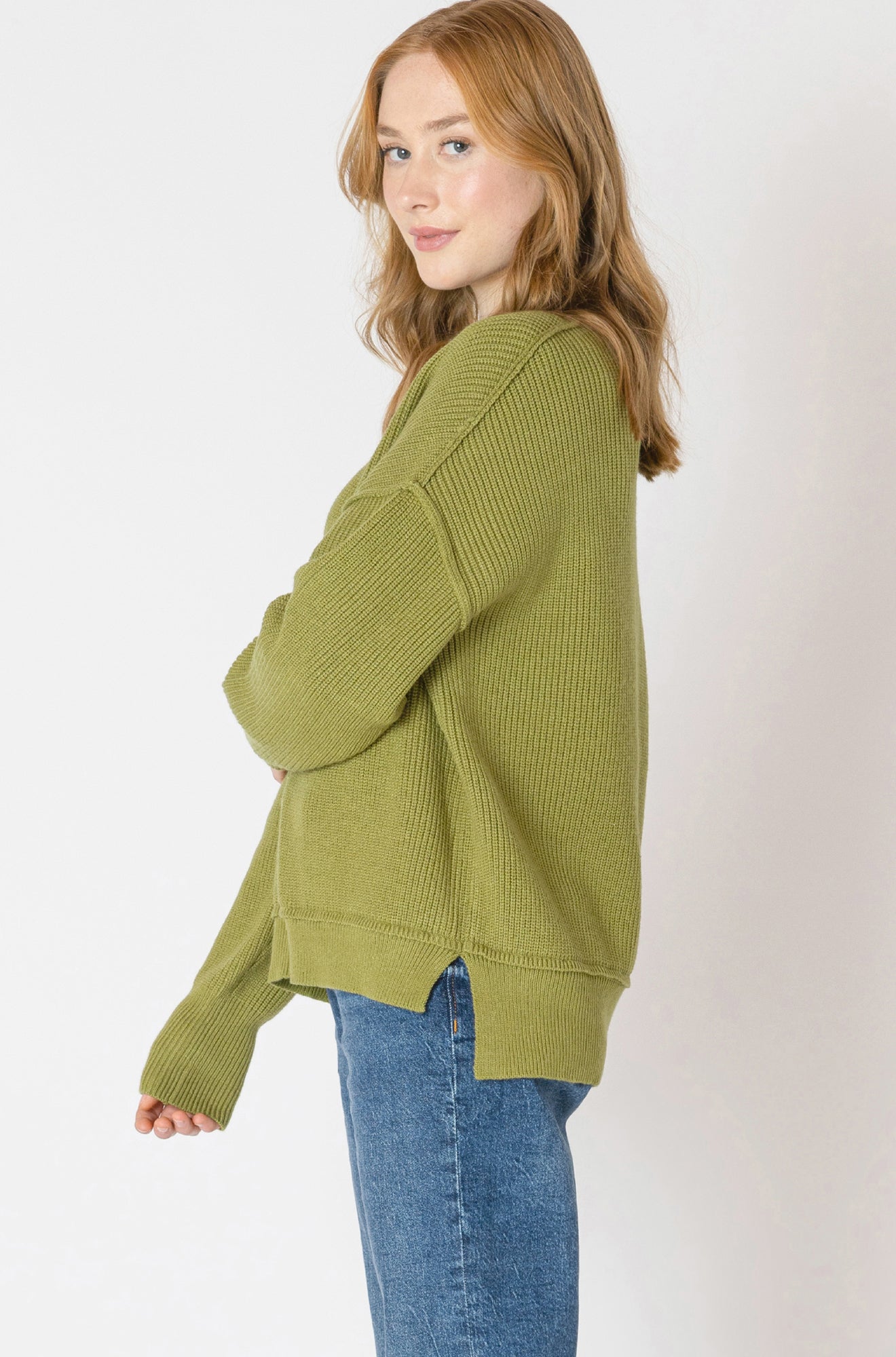 Chandail manches longues pour femme par Dex | 2627017 D Origan | Boutique Vvög, vêtements mode pour homme et femme