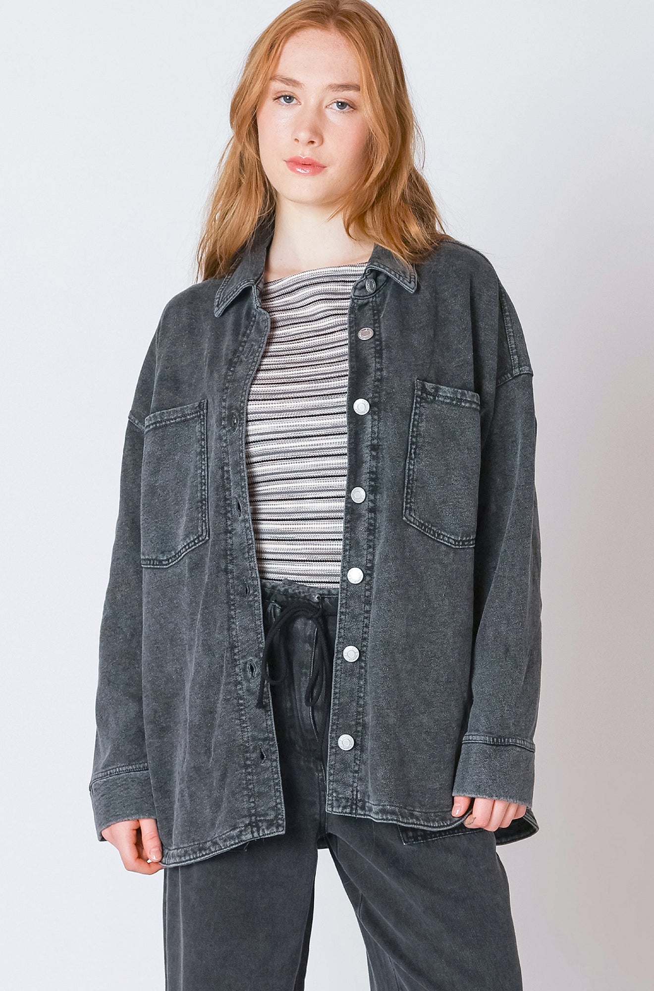 Veste pour femme par Dex | 2629000 D Noir Délavé | Boutique Vvög, vêtements mode pour homme et femme