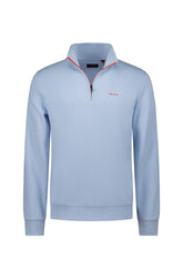 Chandail demi-zip pour homme par NZA | 26AN301 Bleu Ciel Mélangé | Boutique Vvög, vêtements mode pour homme et femme