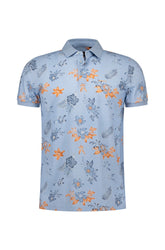 Polo pour homme par NZA | 26CN124 Bleu Ciel | Boutique Vvög, vêtements mode pour homme et femme