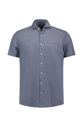 Chemise manches courtes pour homme par NZA | 26CN595S Bleu Marine | Boutique Vvög, vêtements mode pour homme et femme