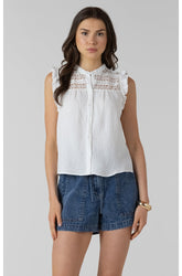Blouse sans manche pour femme par Dex | 2723512 D Blanc | Boutique Vvög, vêtements mode pour homme et femme