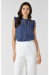 Blouse sans manche pour femme par Dex | 2723512 D Bleu | Boutique Vvög, vêtements mode pour homme et femme