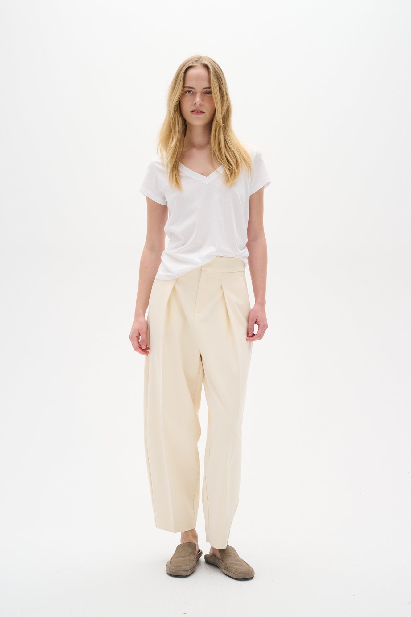 T-Shirt pour femme par InWear | 30100789 Blanc Pur | Boutique Vvög, vêtements mode pour homme et femme