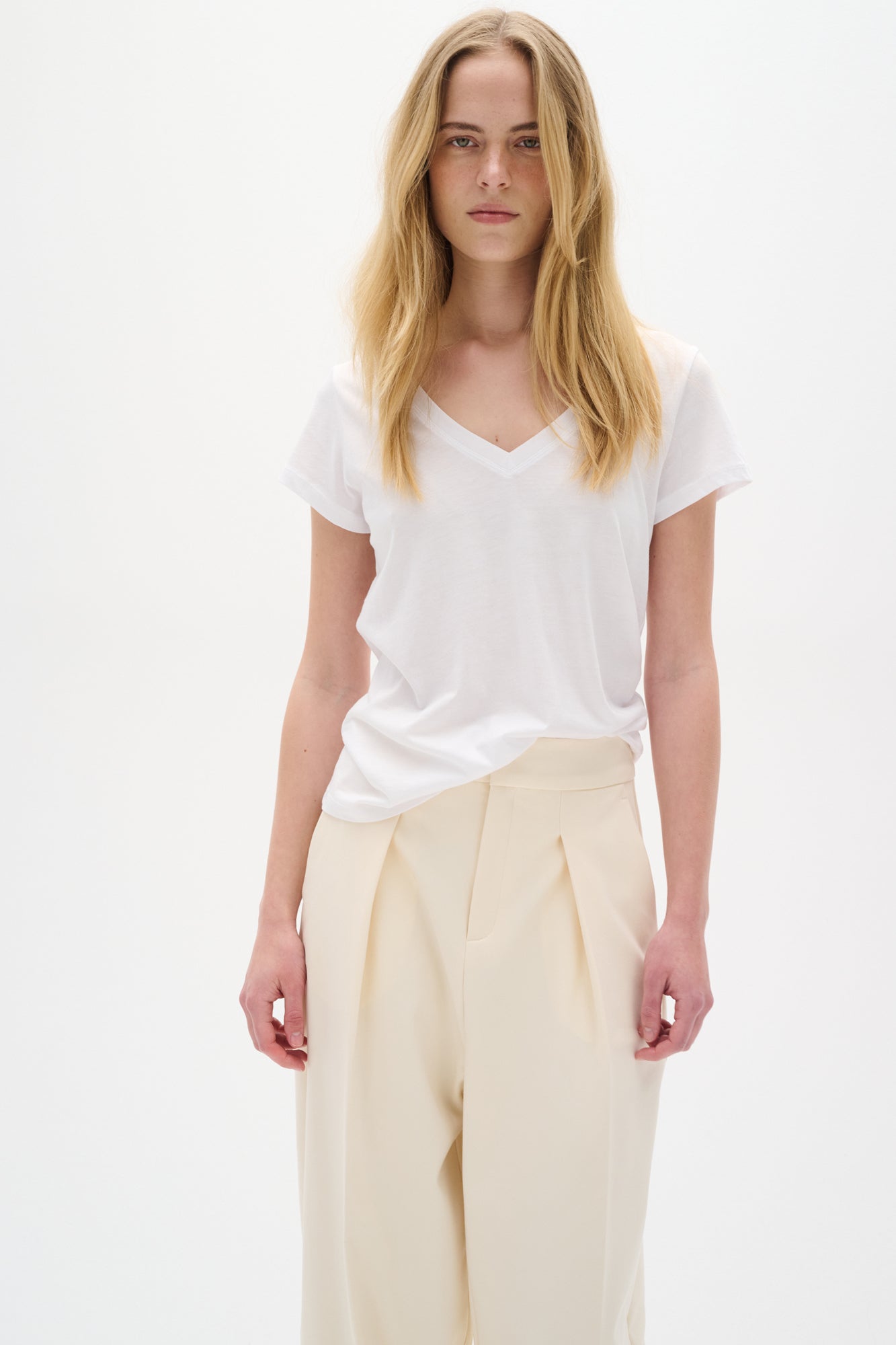 T-Shirt pour femme par InWear | 30100789 Blanc Pur | Boutique Vvög, vêtements mode pour homme et femme