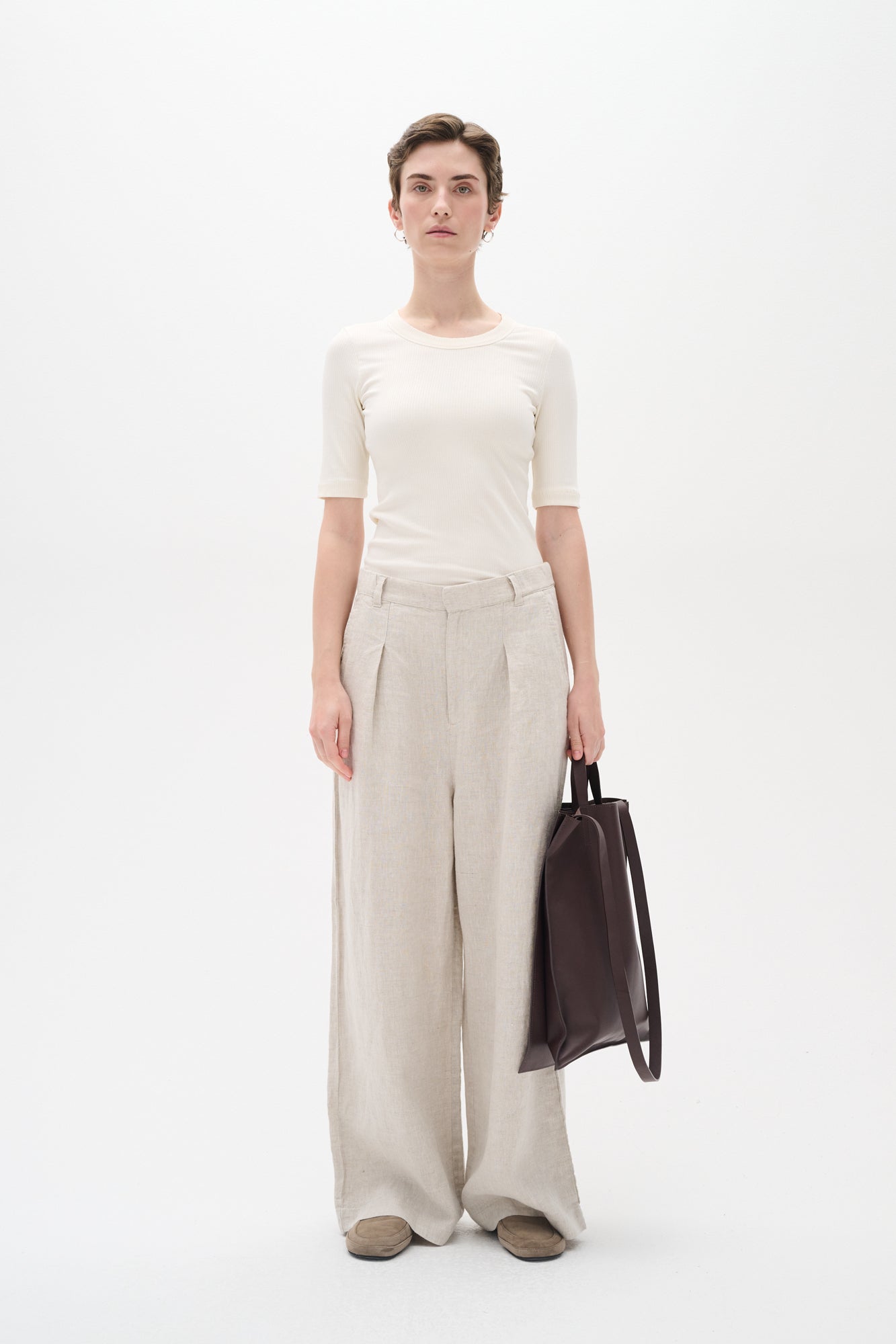 T-Shirt pour femme par InWear | 30106471 Blanc Murmure | Boutique Vvög, vêtements mode pour homme et femme