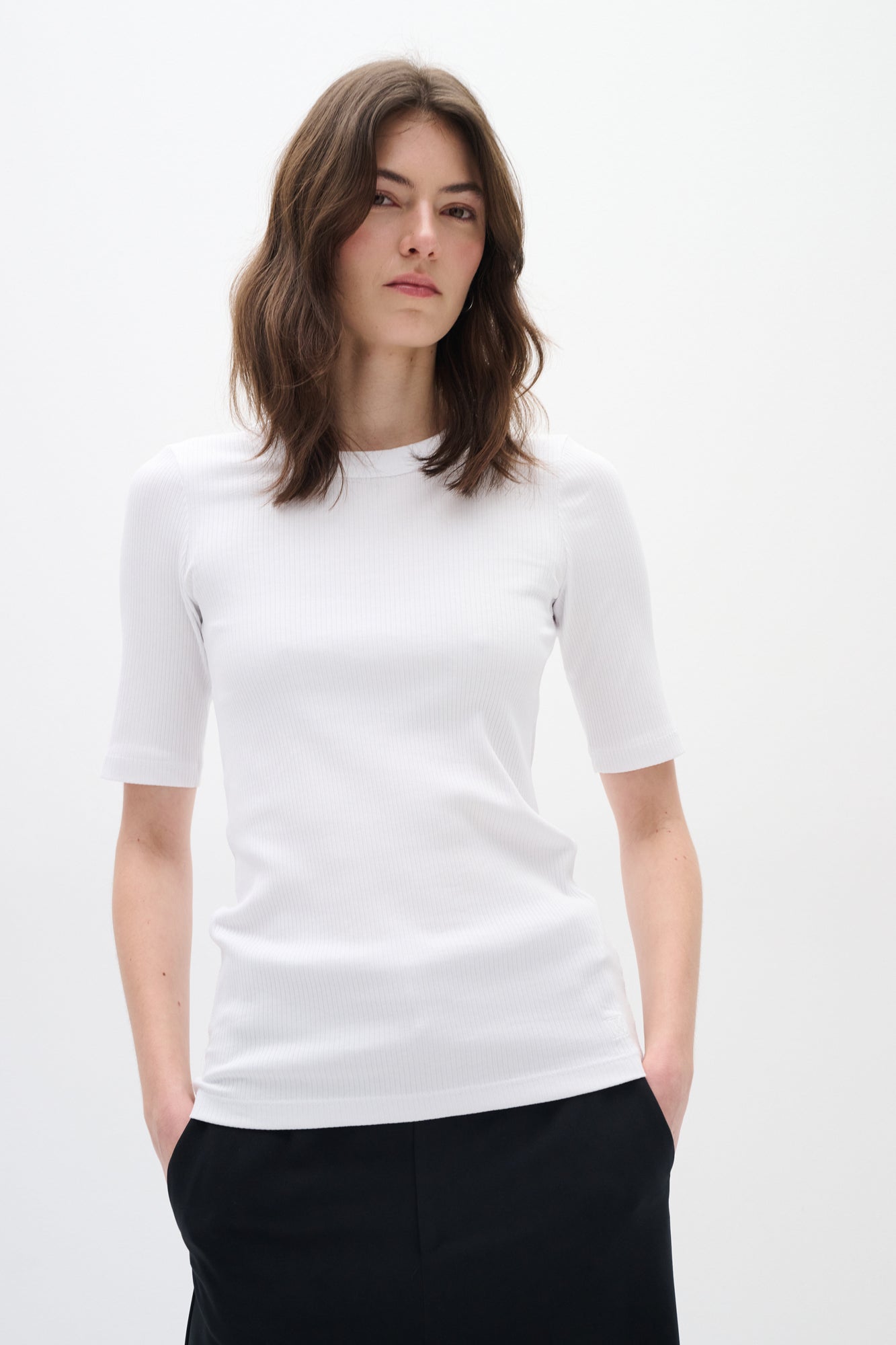 T-Shirt pour femme par Inwear | 30106471 Blanc Pure | Boutique Vvög, vêtements mode pour homme et femme