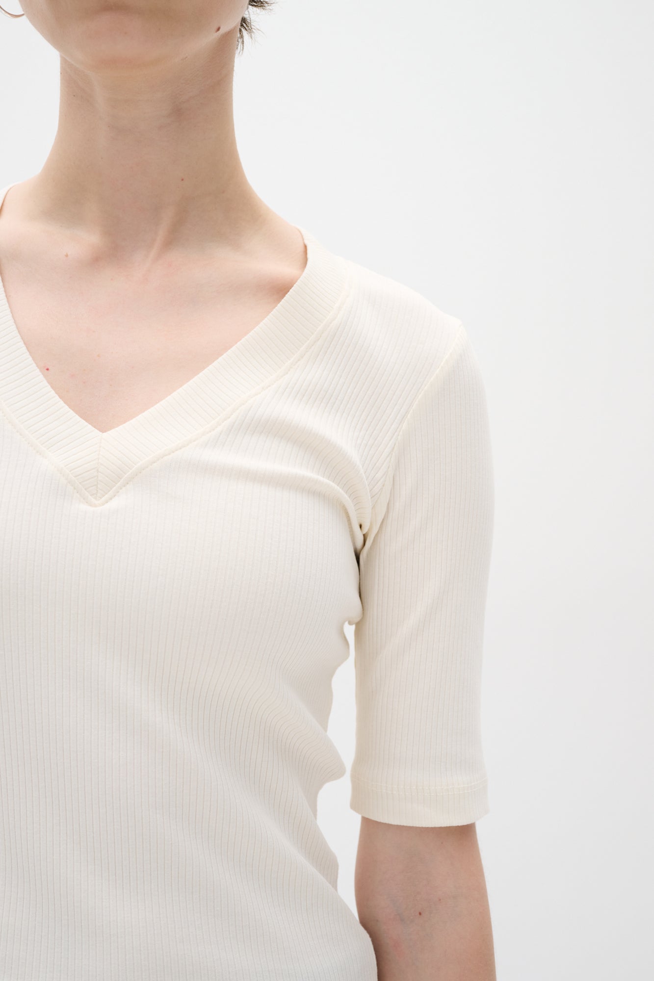 T-Shirt pour femme par InWear | 30106472 Blanc Murmure | Boutique Vvög, vêtements mode pour homme et femme