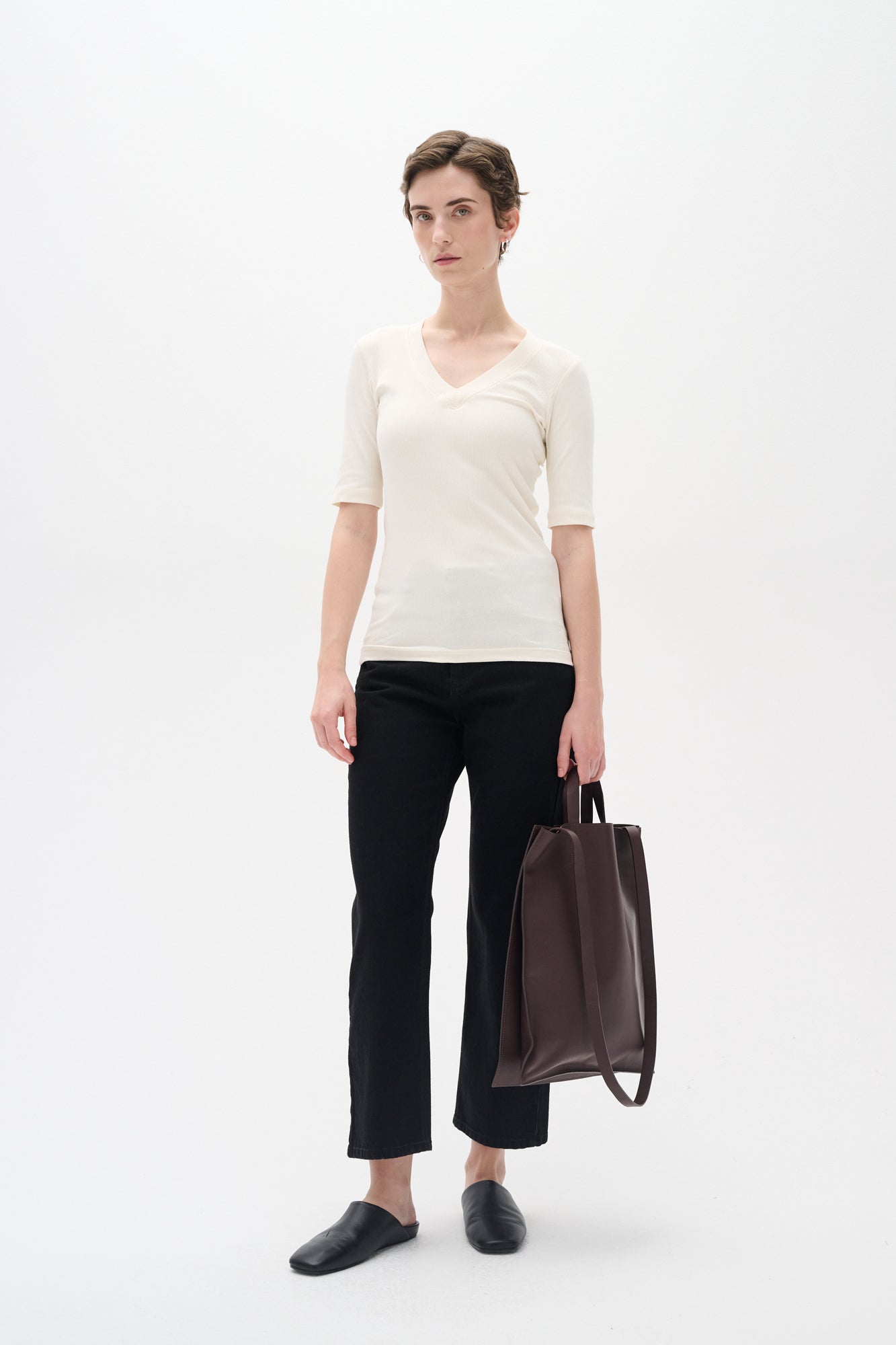 T-Shirt pour femme par InWear | 30106472 Blanc Murmure | Boutique Vvög, vêtements mode pour homme et femme