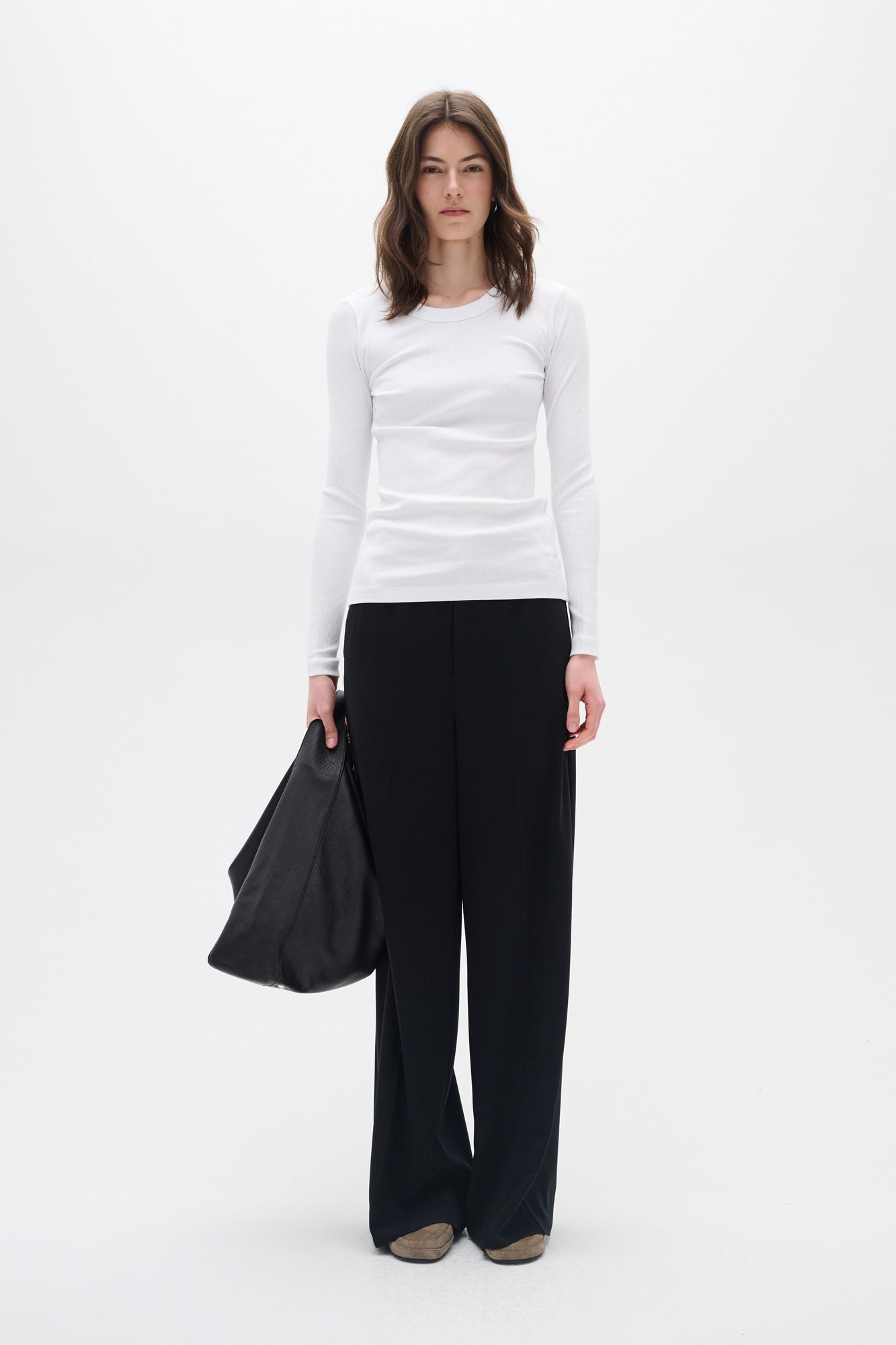 Chandail manches longues pour femme par Inwear | 30106649 Blanc Pur | Boutique Vvög, vêtements mode pour homme et femme