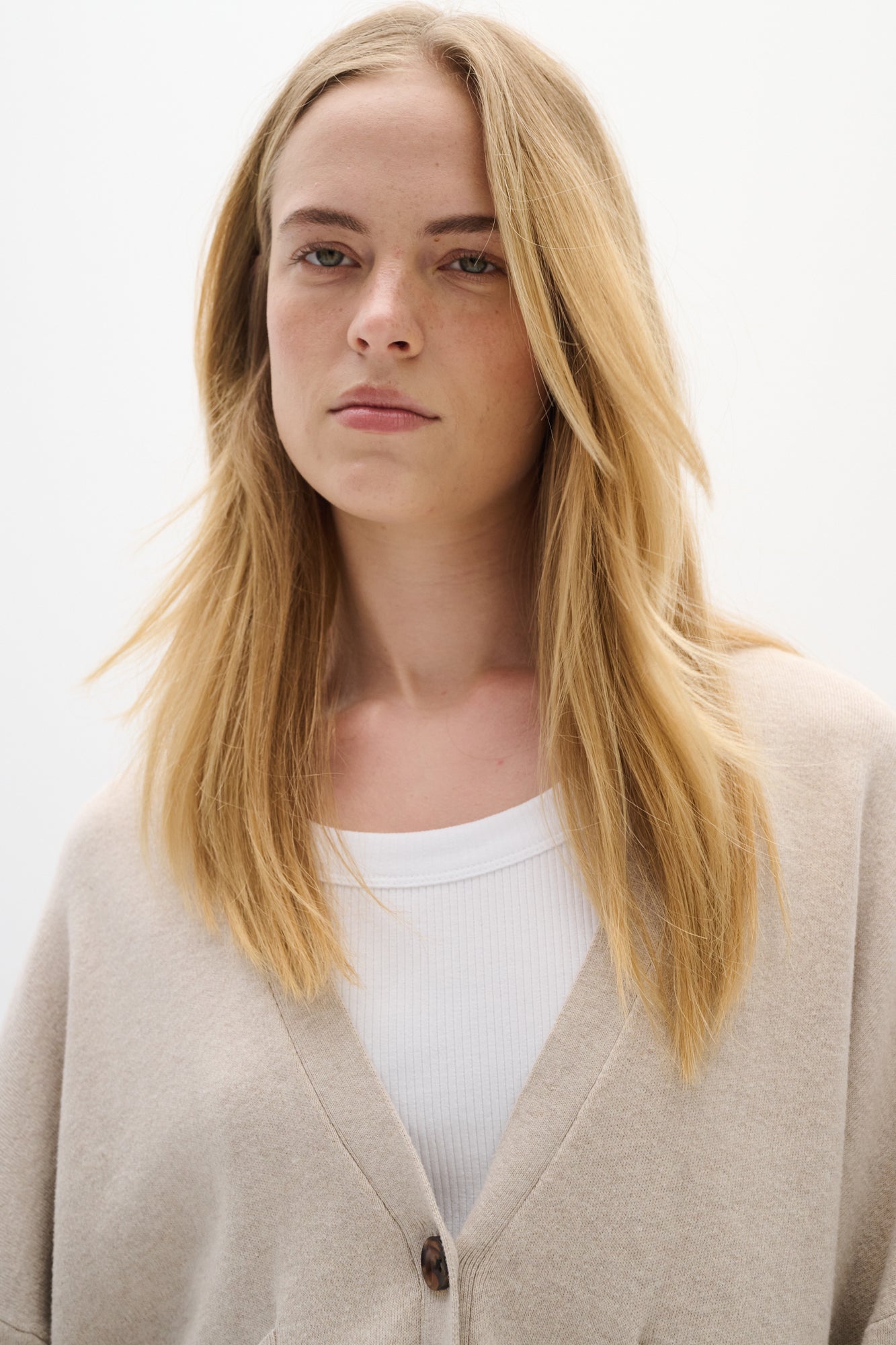 Cardigan pour femme par Inwear | 30107825 Simple Taupe | Boutique Vvög, vêtements mode pour homme et femme