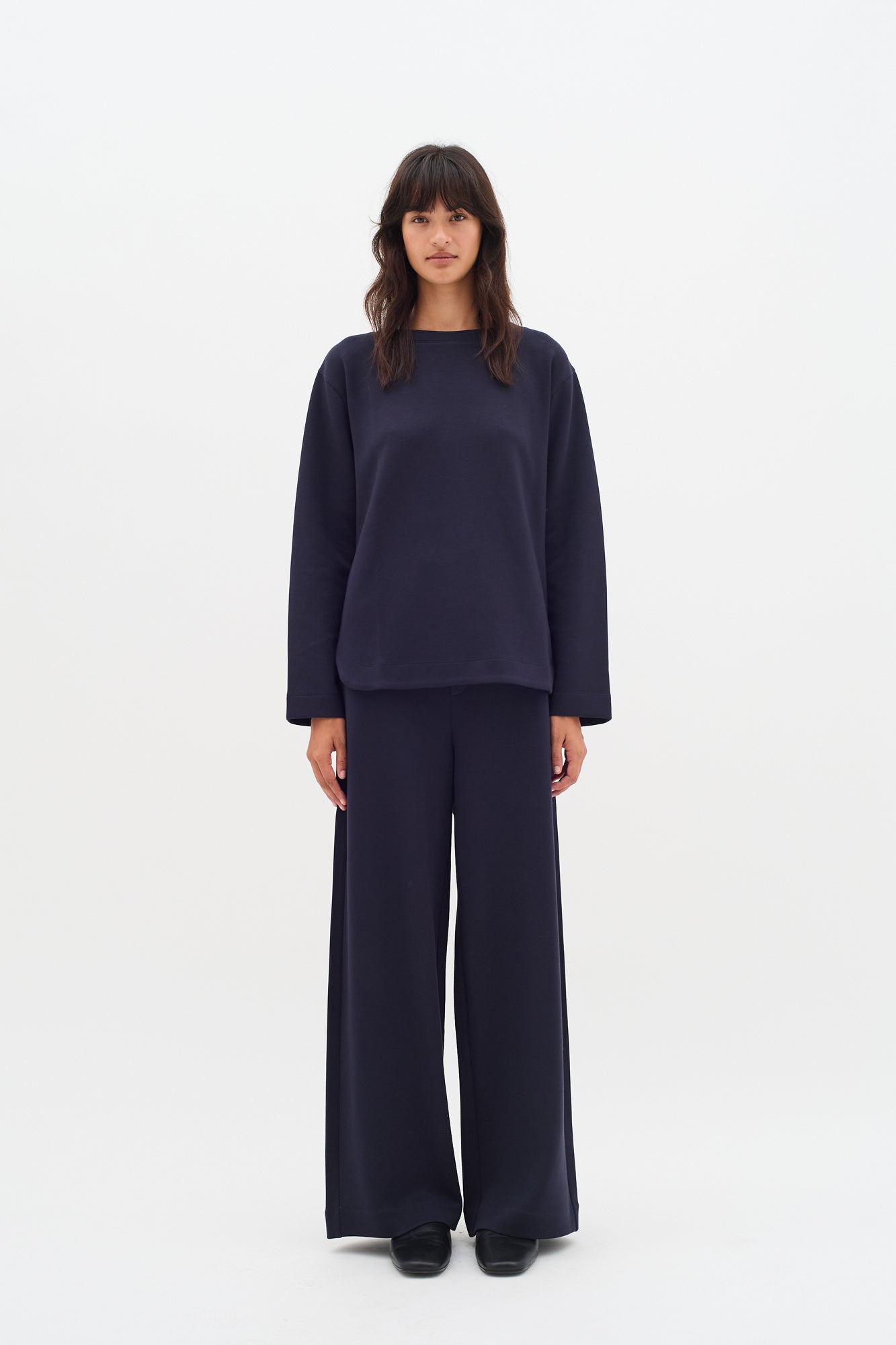 Chandail manches longues pour femme par InWear | 30108654 Bleu Marine | Boutique Vvög, vêtements mode pour homme et femme