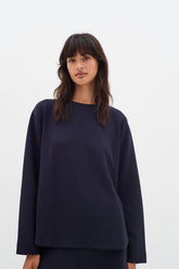 Chandail manches longues pour femme par InWear | 30108654 Bleu Marine | Boutique Vvög, vêtements mode pour homme et femme