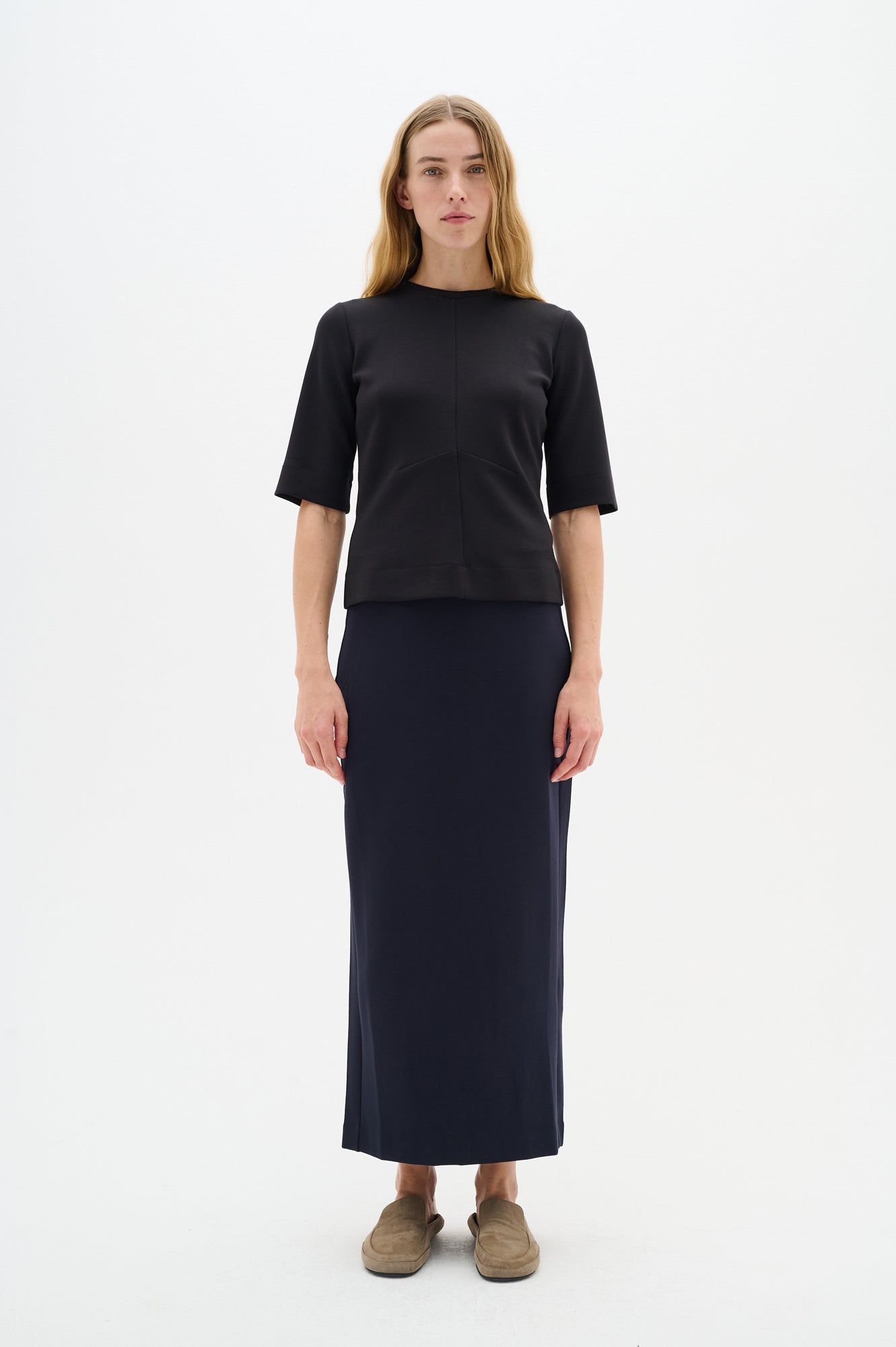 Jupe pour femme par InWear | 30109092 Bleu Marine | Boutique Vvög, vêtements mode pour homme et femme