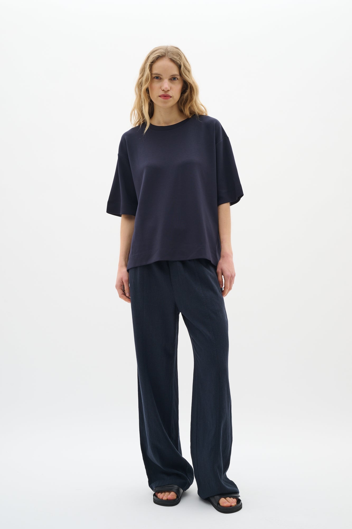 T-Shirt pour femme par InWear | 30109225 Bleu Marine | Boutique Vvög, vêtements mode pour homme et femme