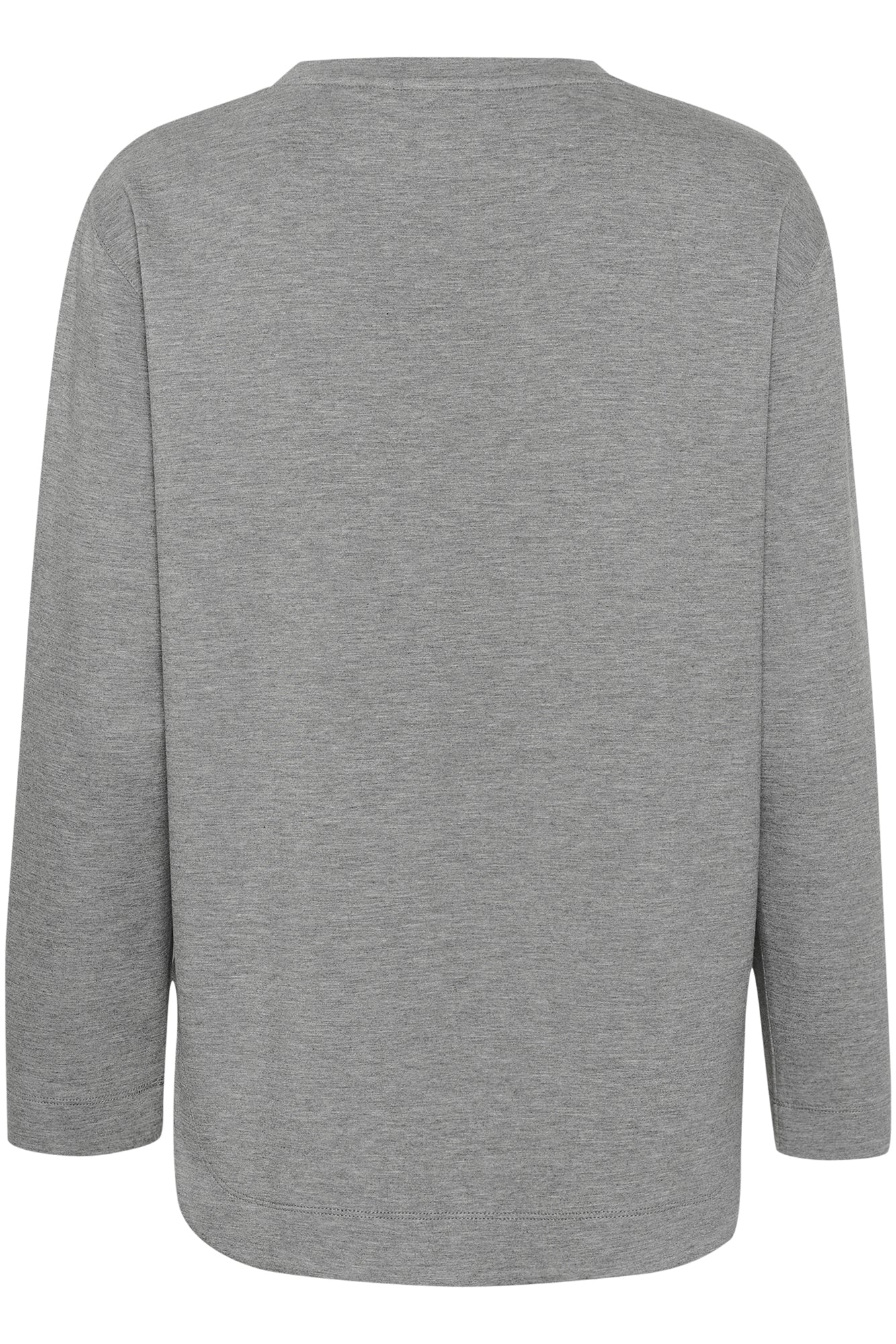 Chandail manches longues pour femme par InWear | 30109922 Gris Moyen Mélangé | Boutique Vvög, vêtements mode pour homme et femme