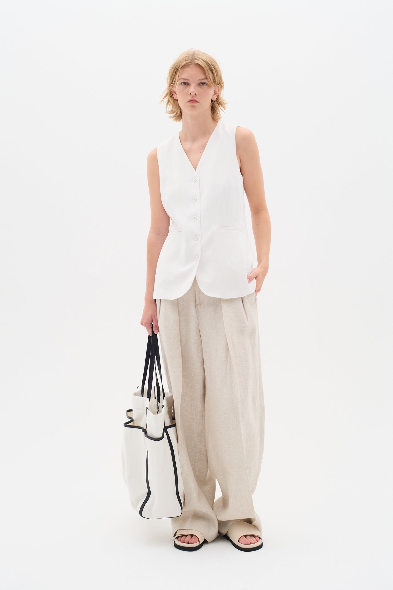 Camisole pour femme par InWear | 30110439 Blanc Pur | Boutique Vvög, vêtements mode pour homme et femme