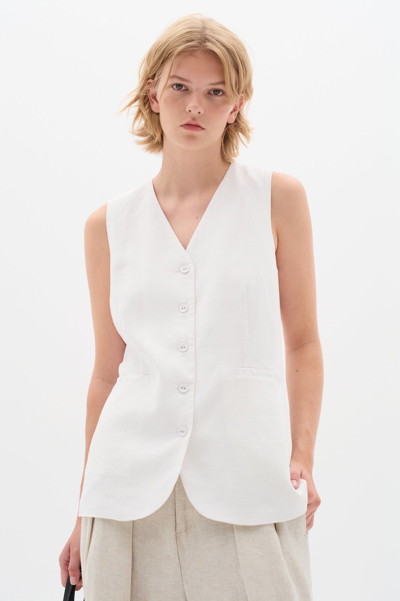 Camisole pour femme par InWear | 30110439 Blanc Pur | Boutique Vvög, vêtements mode pour homme et femme
