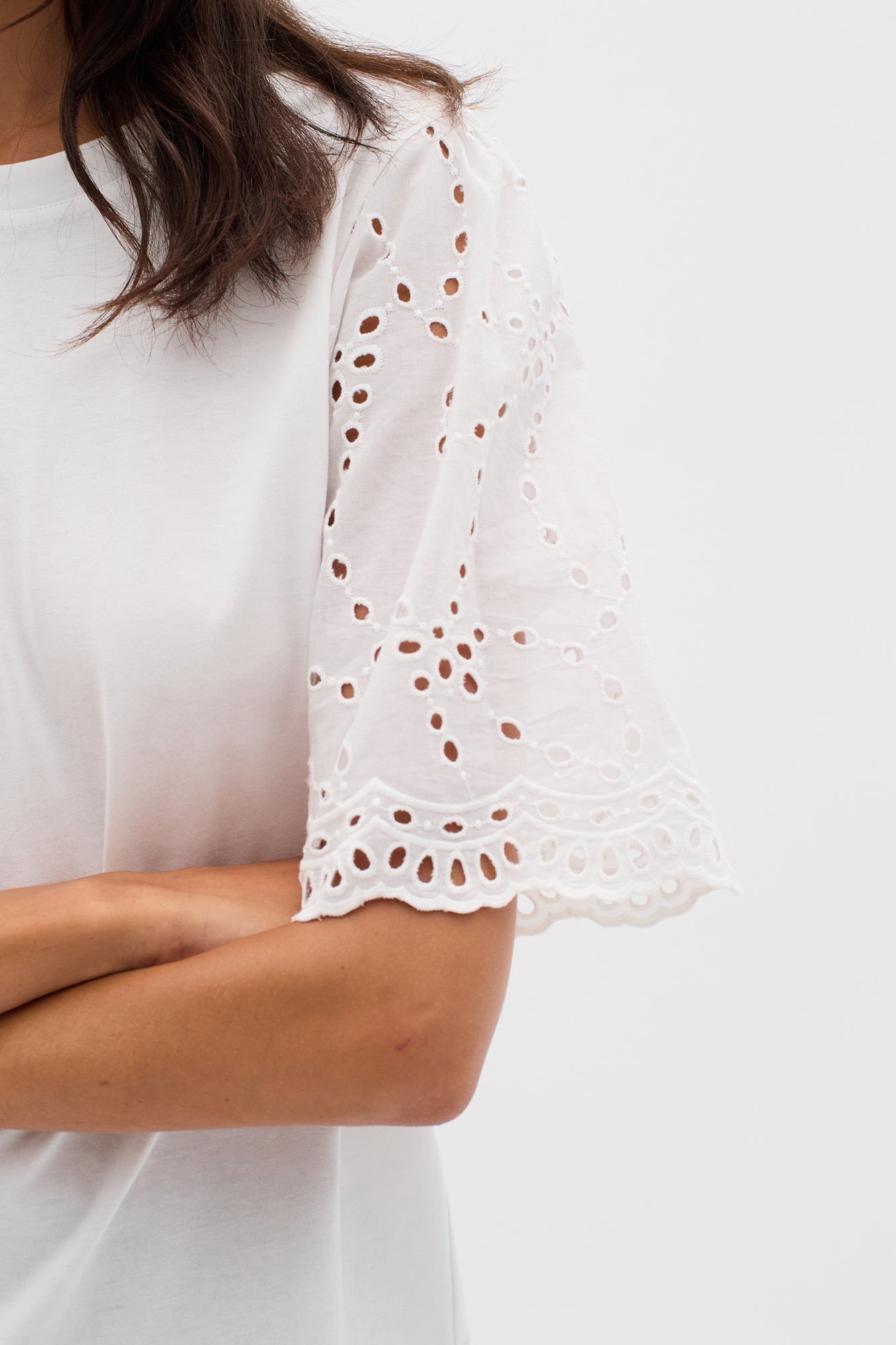 T-Shirt pour femme par InWear | 30110505 Blanc Pur | Boutique Vvög, vêtements mode pour homme et femme