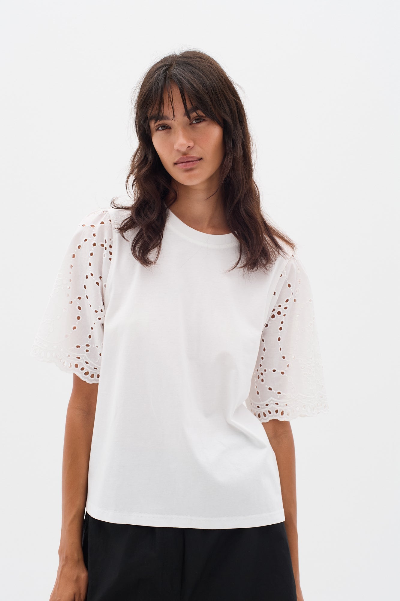 T-Shirt pour femme par InWear | 30110505 Blanc Pur | Boutique Vvög, vêtements mode pour homme et femme