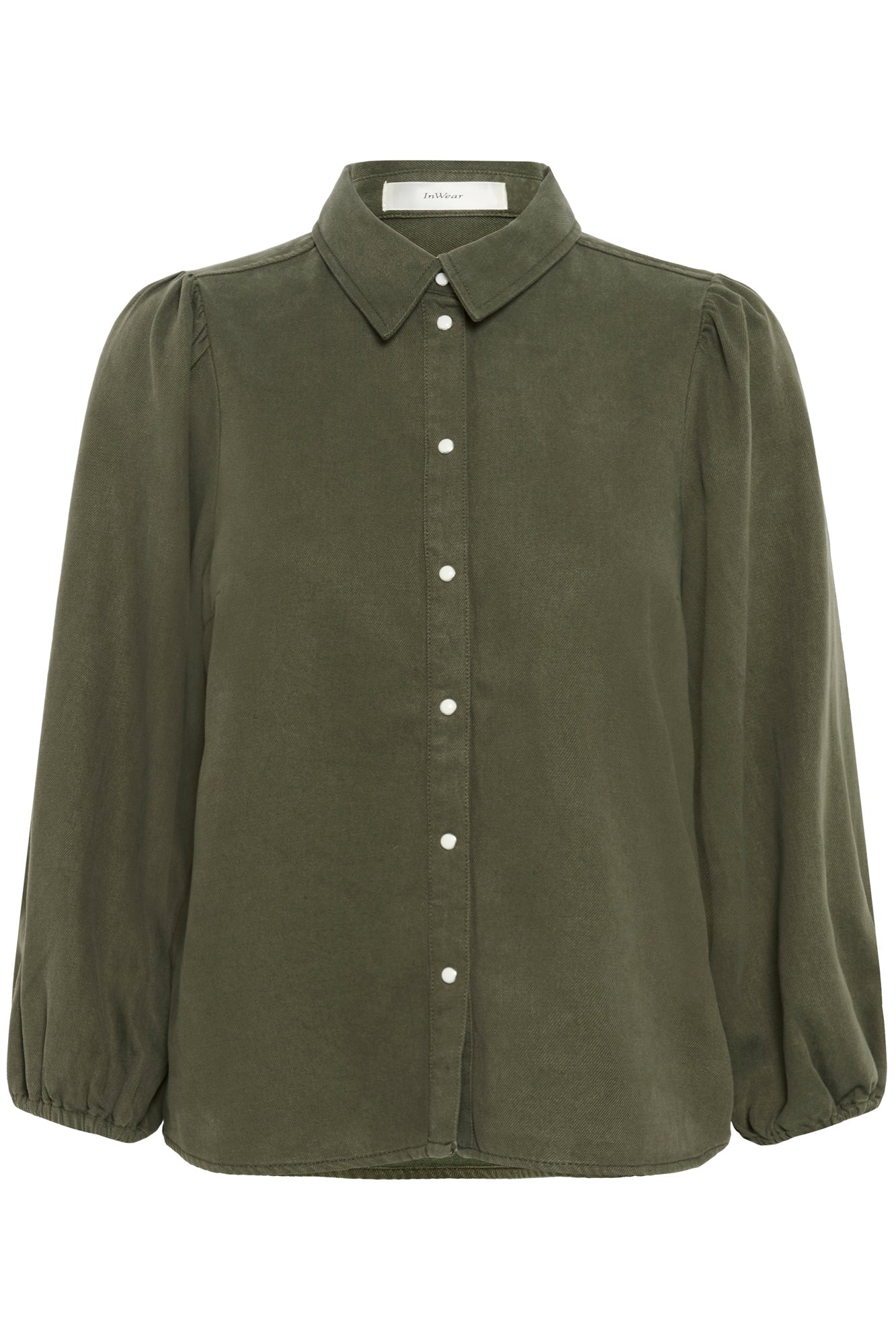 Blouse pour femme par InWear | 30110564 Olive Poussiéreuse | Boutique Vvög, vêtements mode pour homme et femme