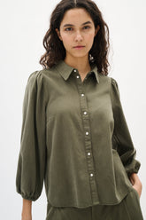 Blouse pour femme par InWear | 30110564 Olive Poussiéreuse | Boutique Vvög, vêtements mode pour homme et femme