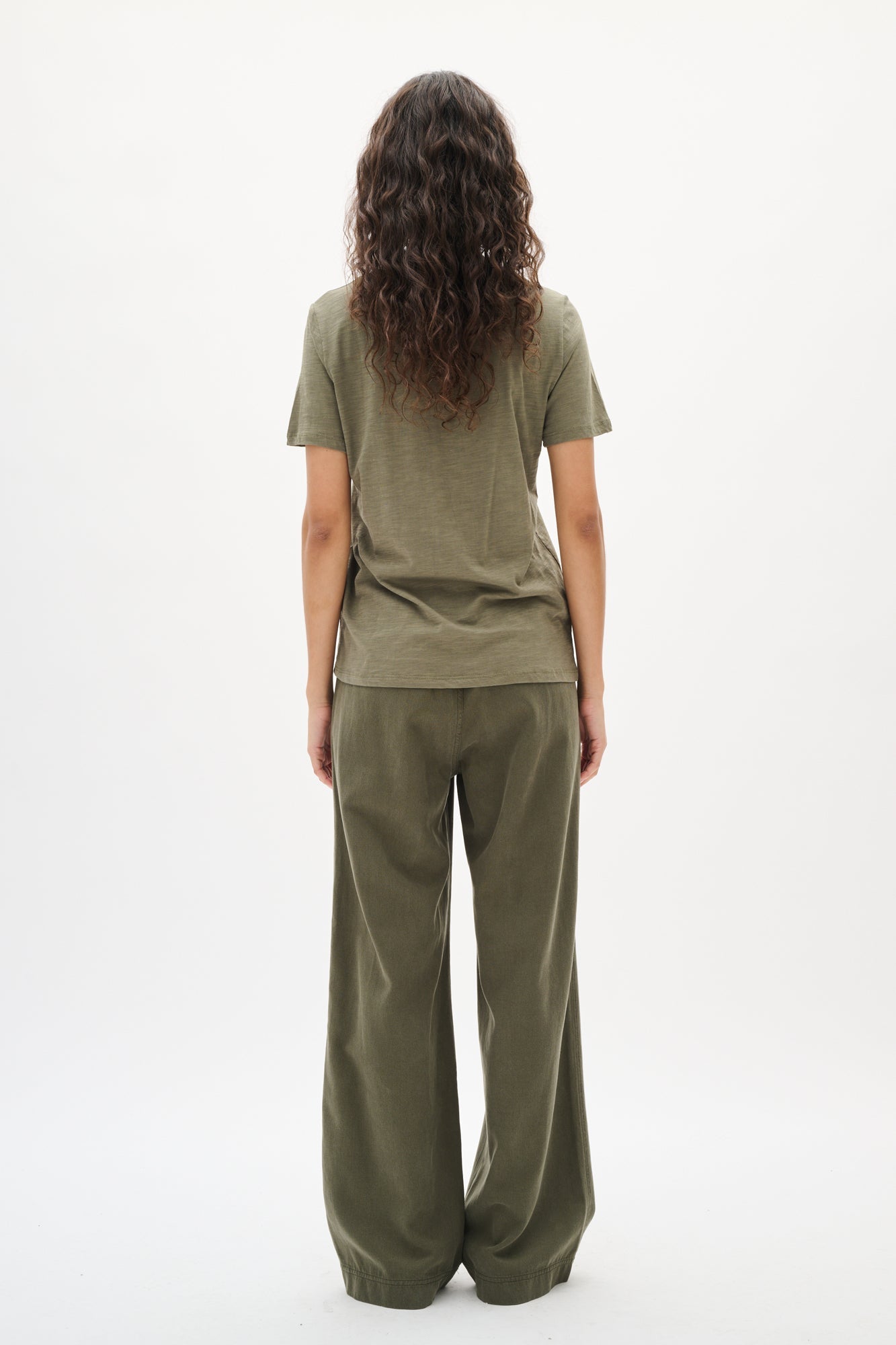 Pantalon pour femme par InWear | 30110567 Olive Poussiéreuse | Boutique Vvög, vêtements mode pour homme et femme