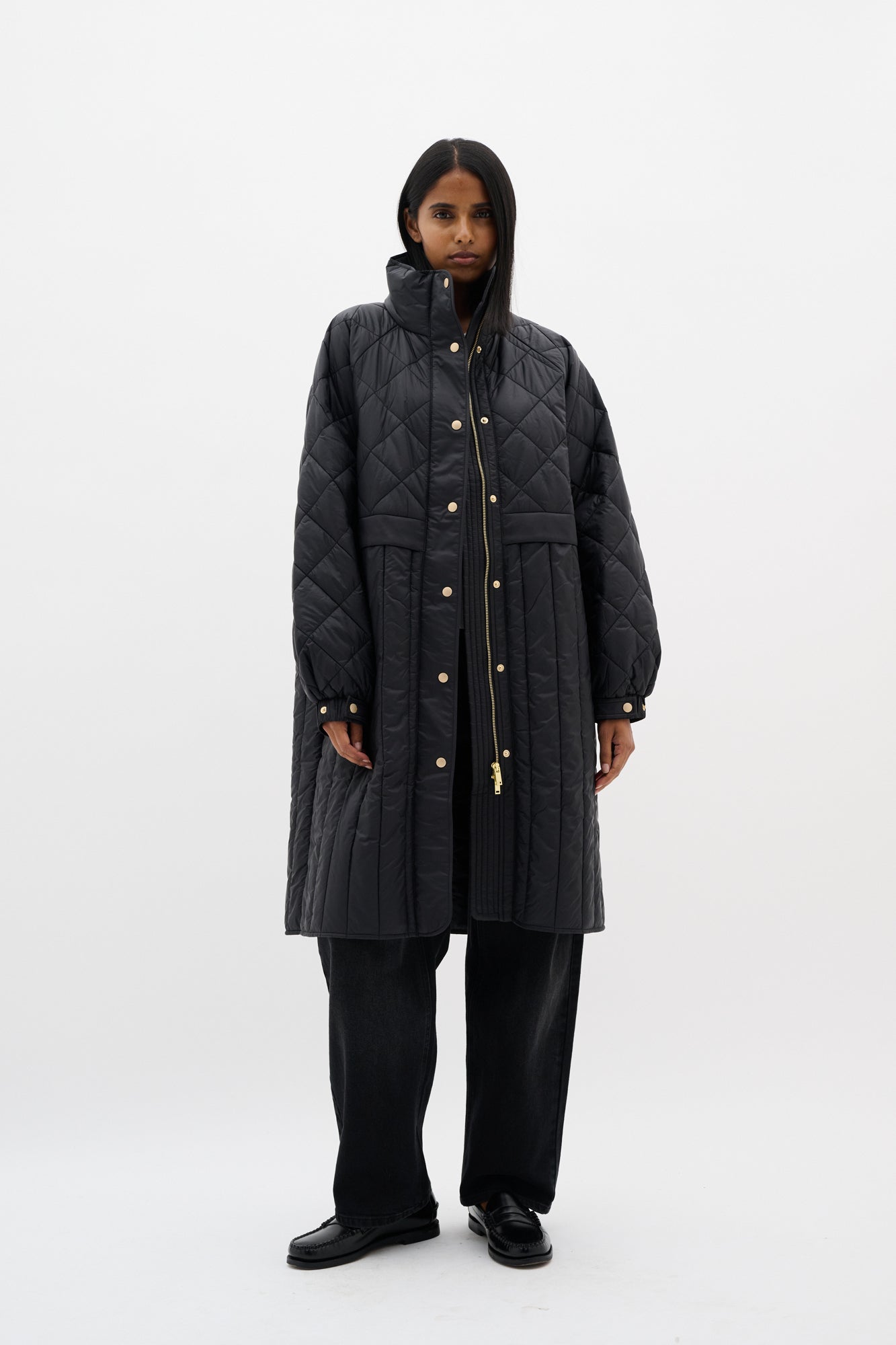 Manteau d'hiver pour femme par InWear | 30110660 Noir | Boutique Vvög, vêtements mode pour homme et femme