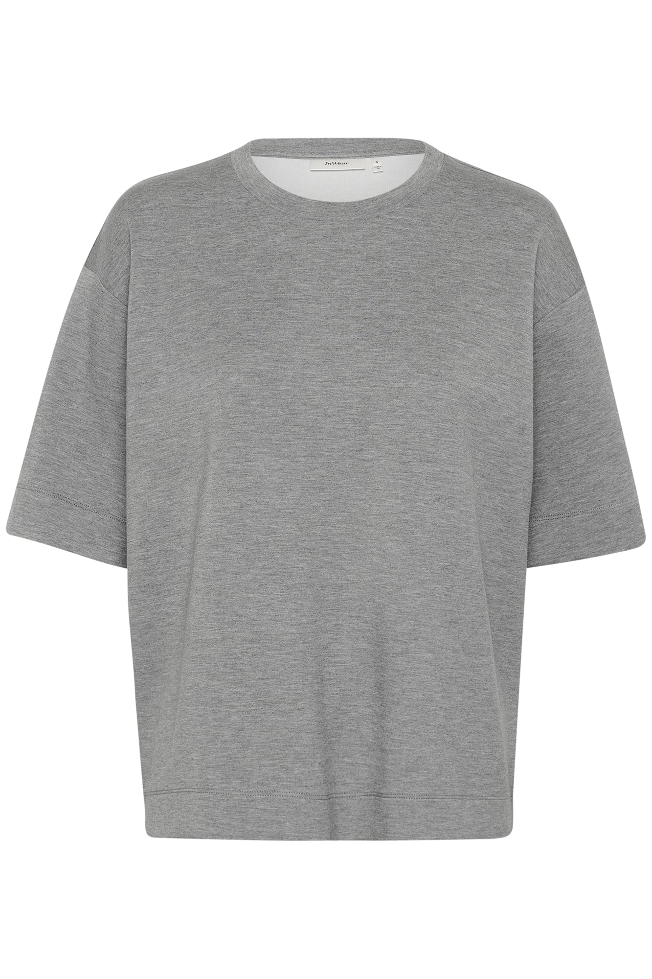 T-Shirt pour femme par InWear | 30110826 Gris Moyen Mélangé | Boutique Vvög, vêtements mode pour homme et femme