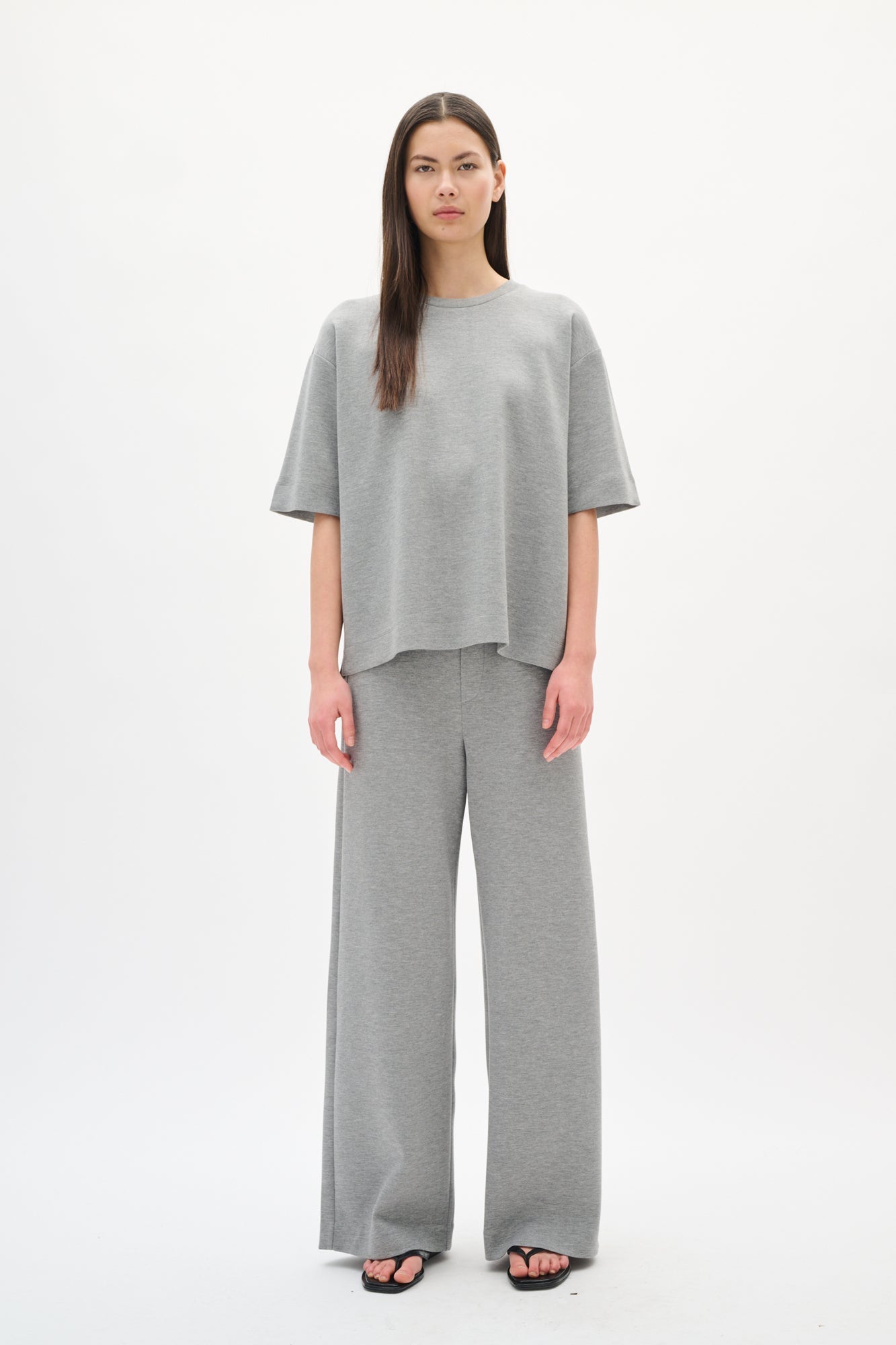 T-Shirt pour femme par InWear | 30110826 Gris Moyen Mélangé | Boutique Vvög, vêtements mode pour homme et femme